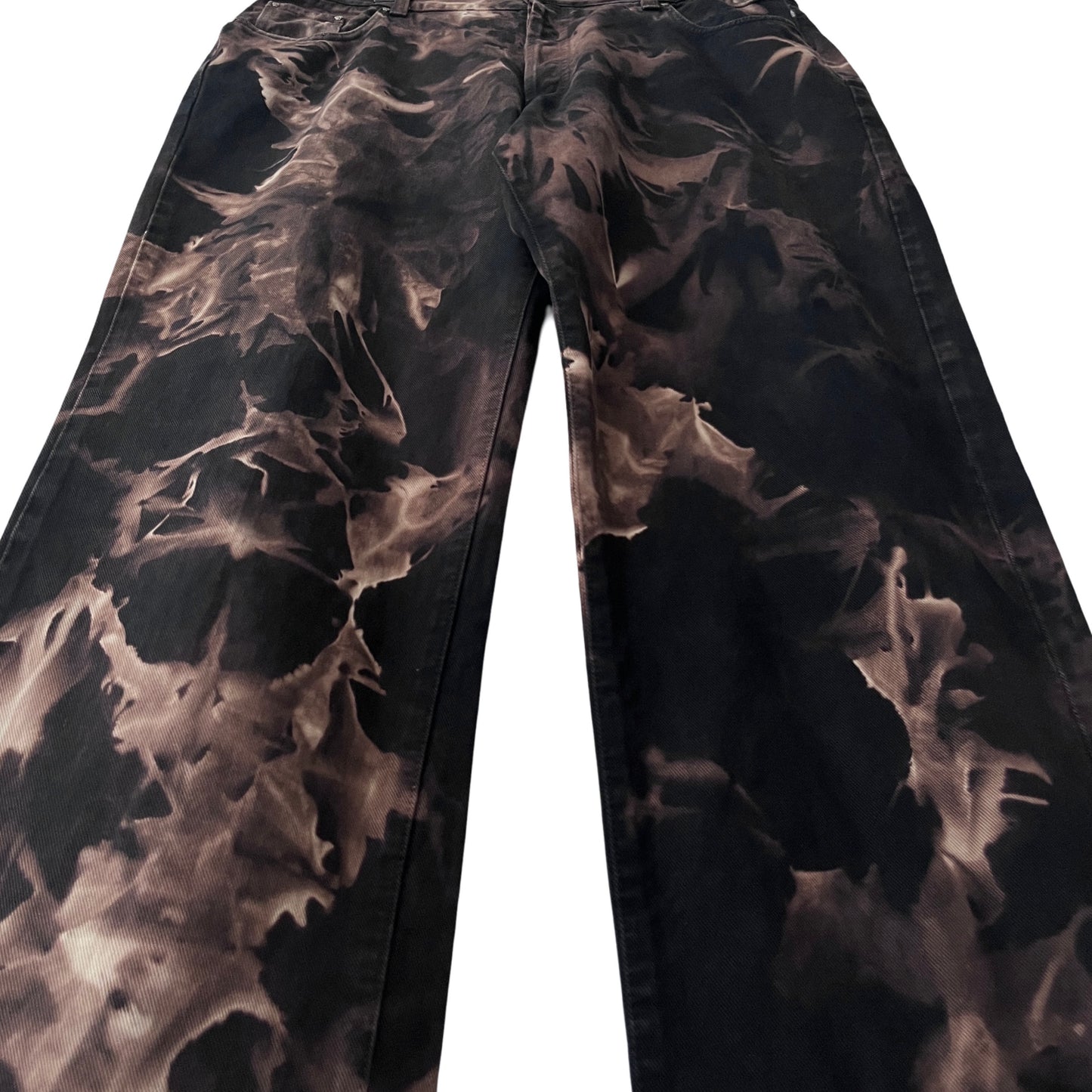 Versace Relaxed Denim Jeans in Petrified / 38" x 34"