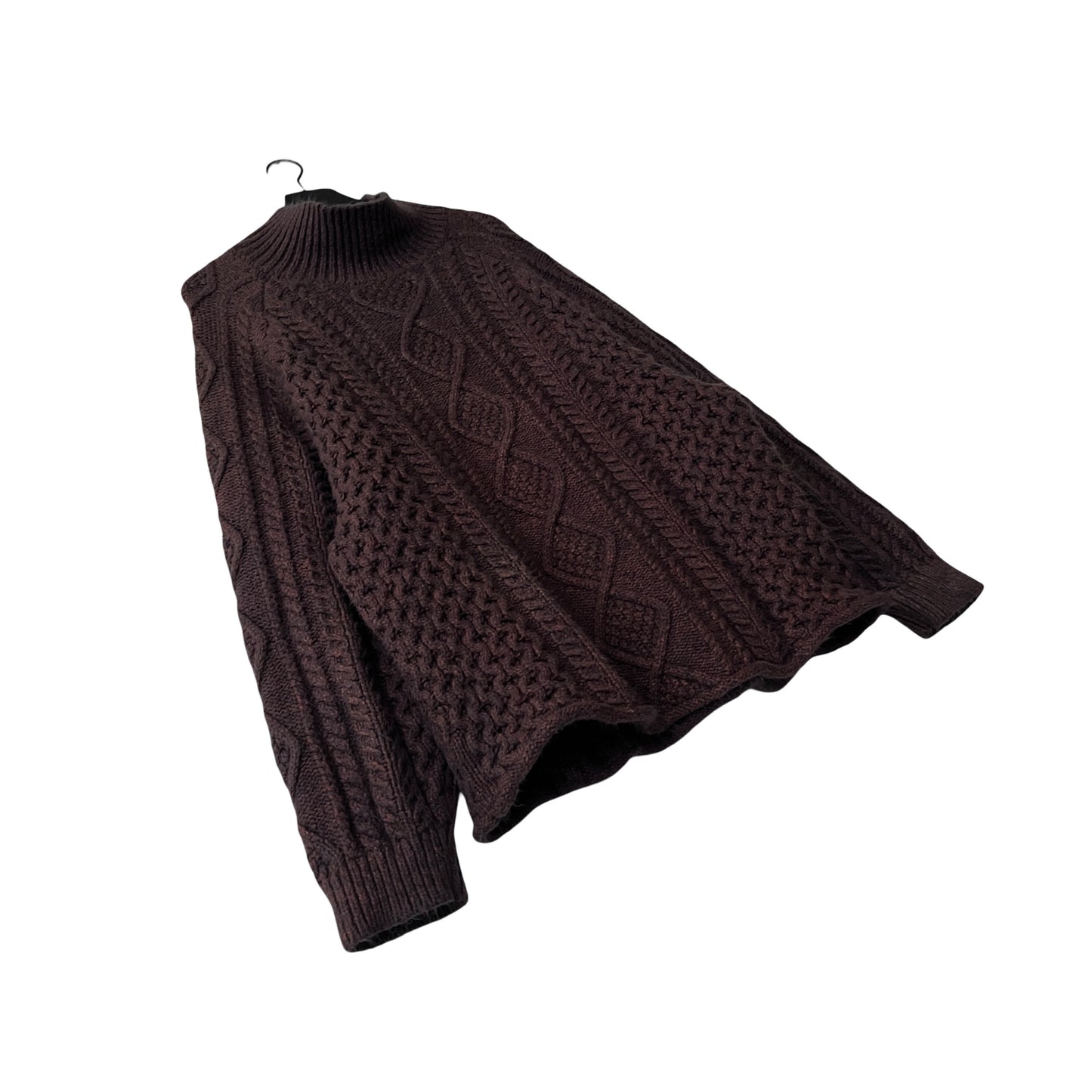 Fear of God ESSENTIALS Cable Knit Cotton Blend Rollneck Sweater in Ivy League / XXL