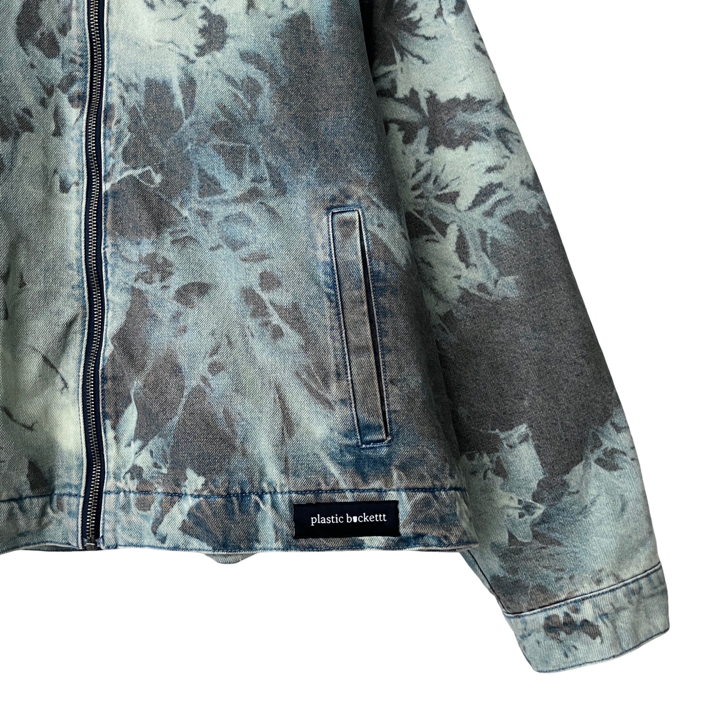 Denim Quilted Workwear Jacket in Tundra / LARGE
