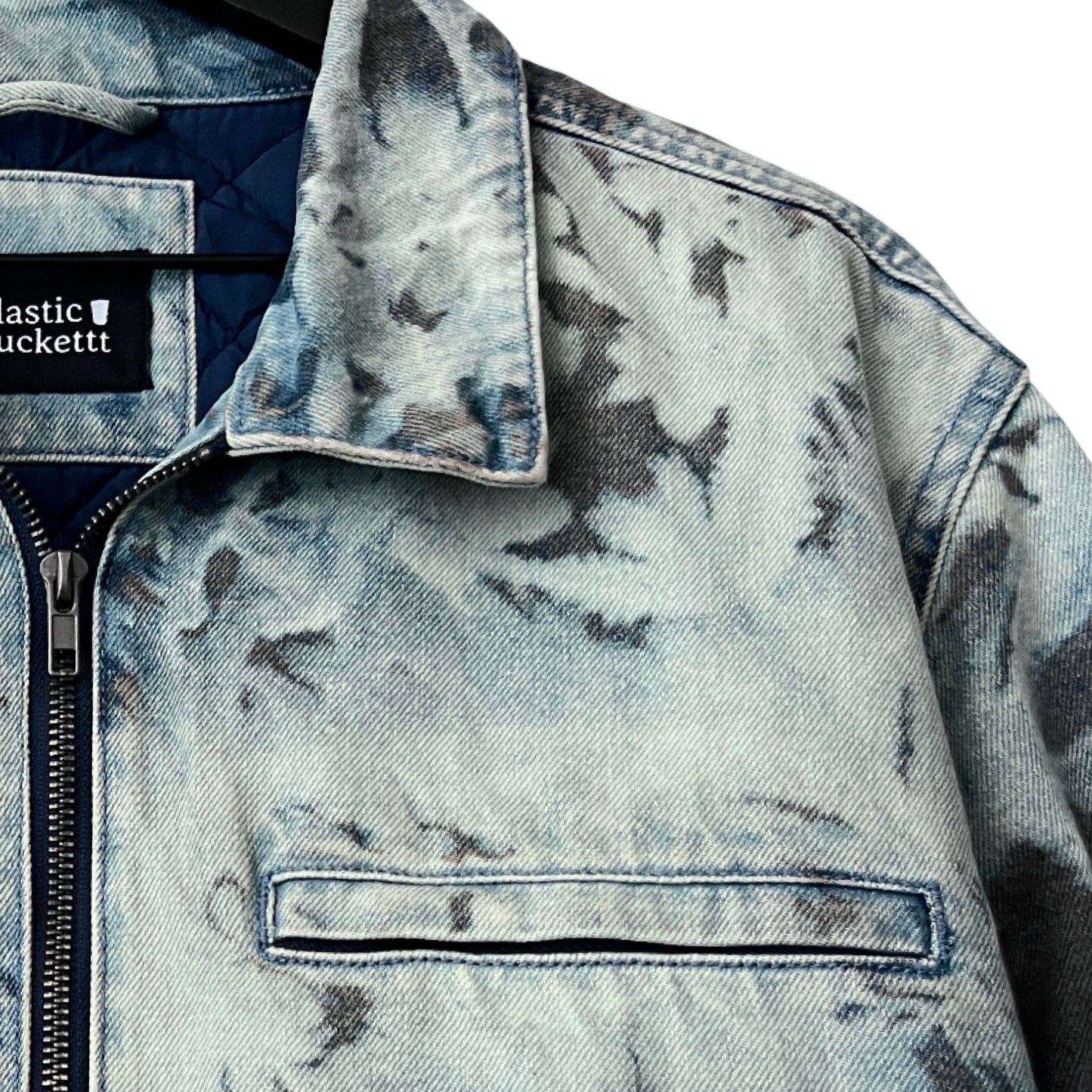 Denim Quilted Workwear Jacket in Tundra / LARGE