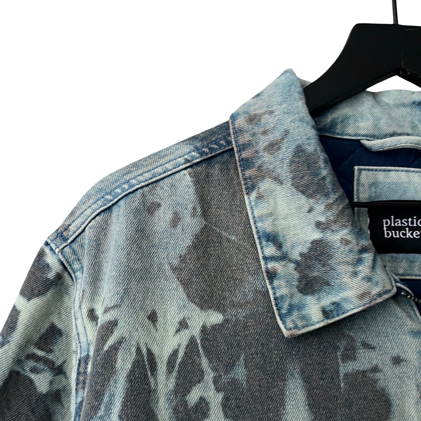 Denim Quilted Workwear Jacket in Tundra / LARGE