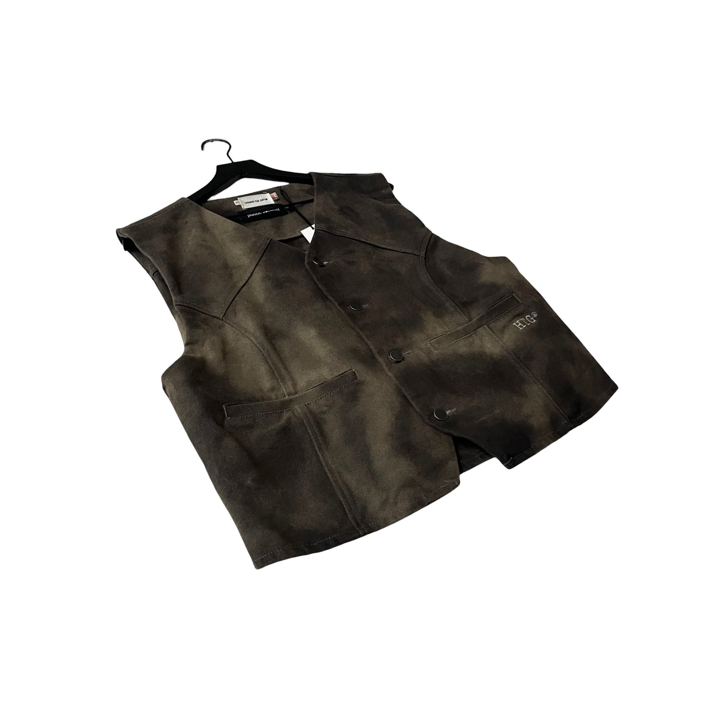 Honor The Gift Fairfax Canvas Vest in Gneiss / X-LARGE
