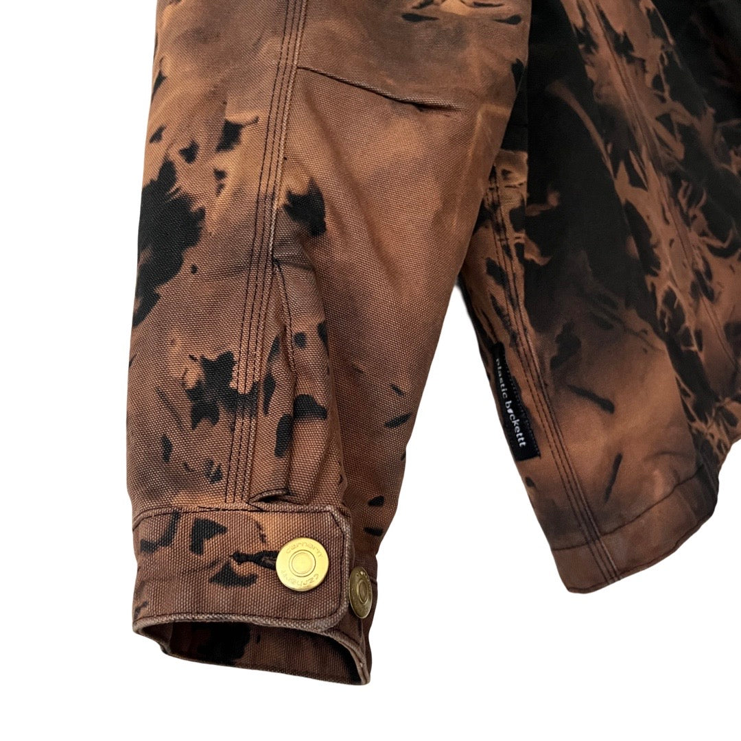 Carhartt Blanket Lined Canvas Work Jacket in Petrified / LARGE