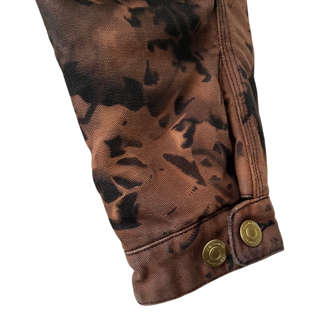 Carhartt Blanket Lined Canvas Work Jacket in Petrified / LARGE