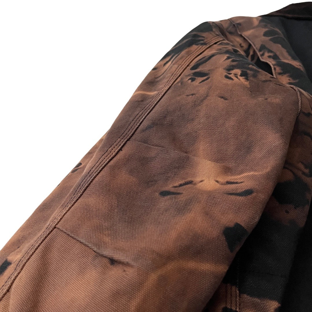 Carhartt Blanket Lined Canvas Work Jacket in Petrified / LARGE