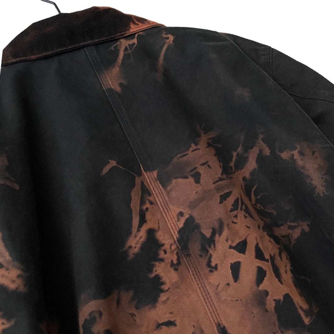 Carhartt Blanket Lined Canvas Work Jacket in Petrified / LARGE