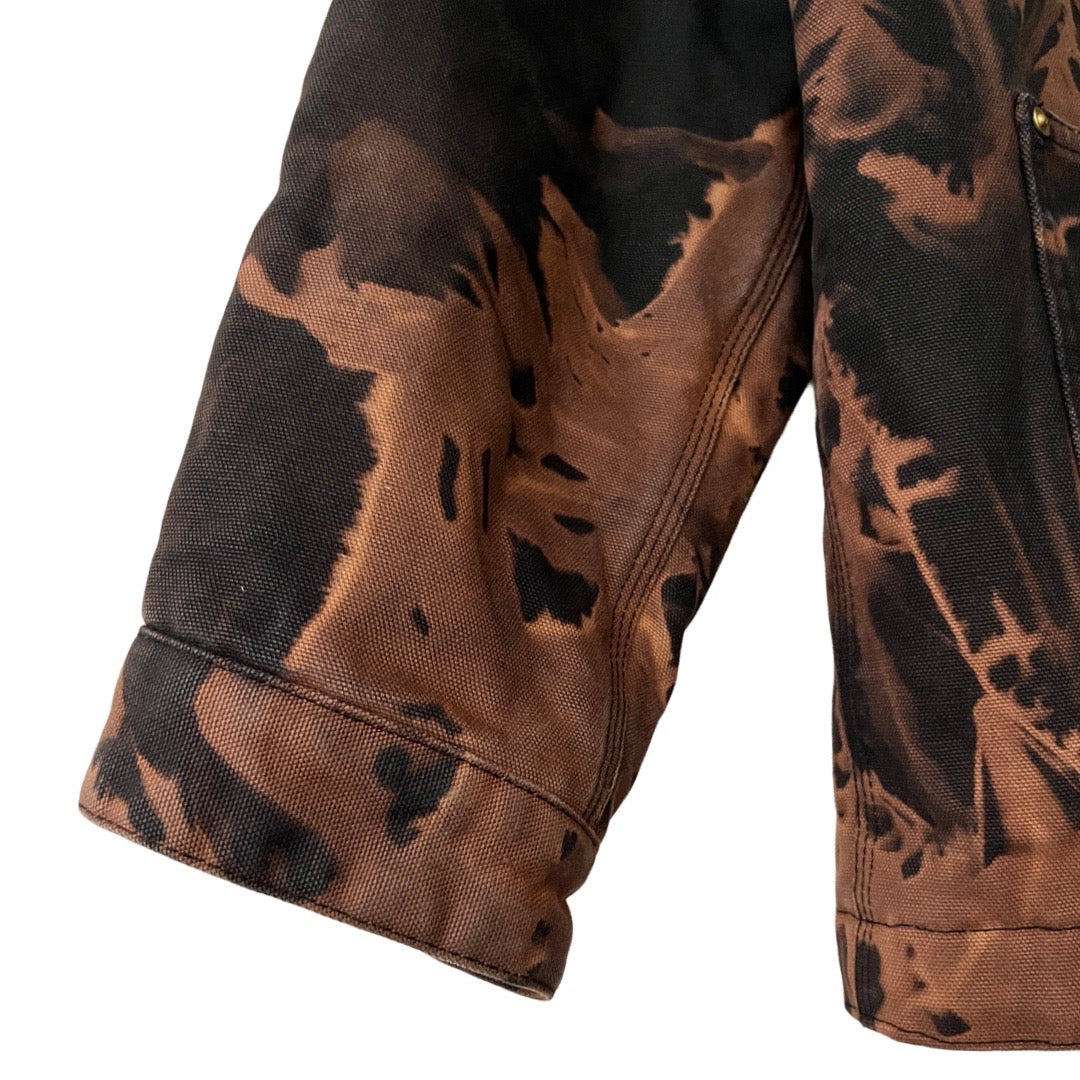 Carhartt Blanket Lined Canvas Work Jacket in Petrified / LARGE