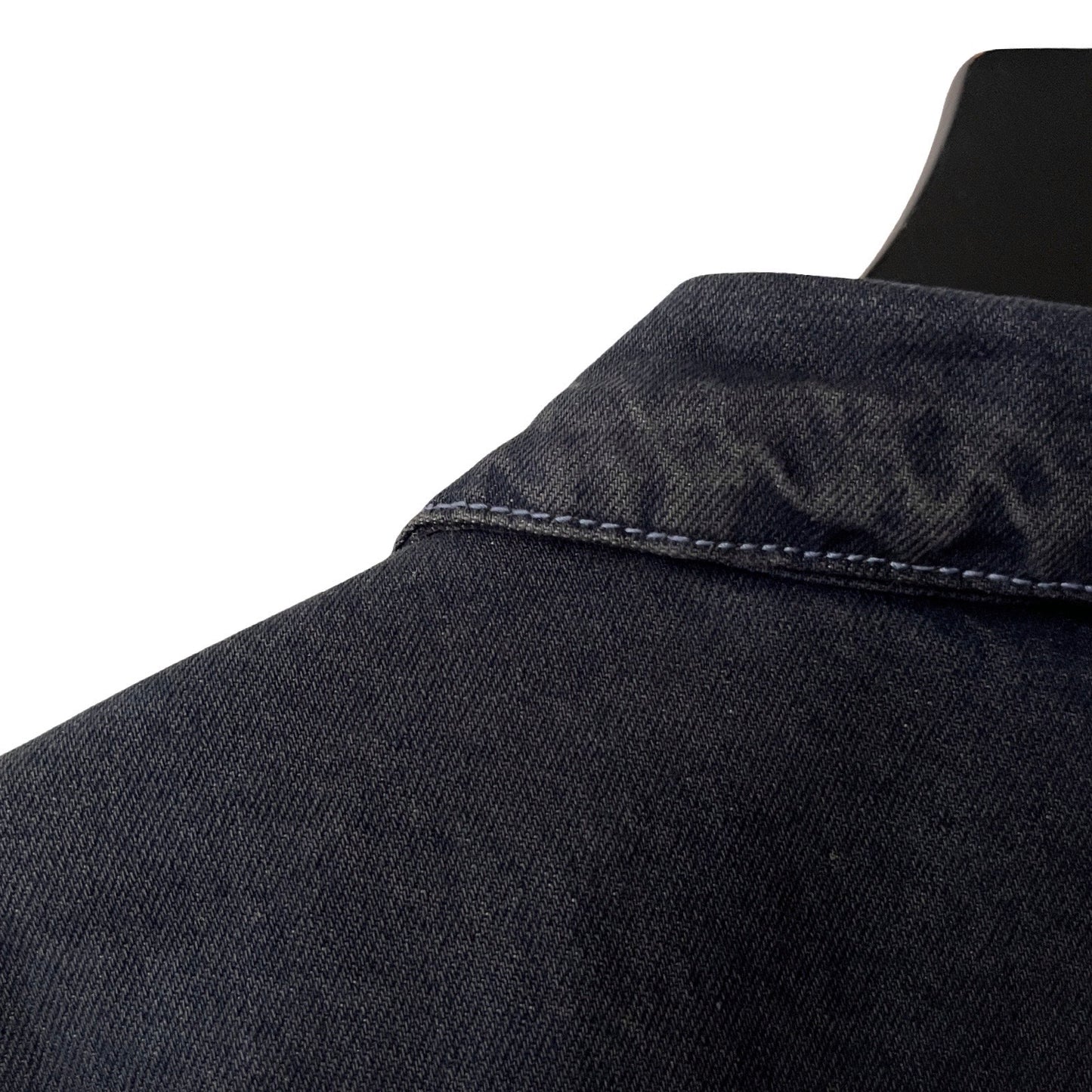 Denim Quilted Workwear Jacket in Atlantic / LARGE