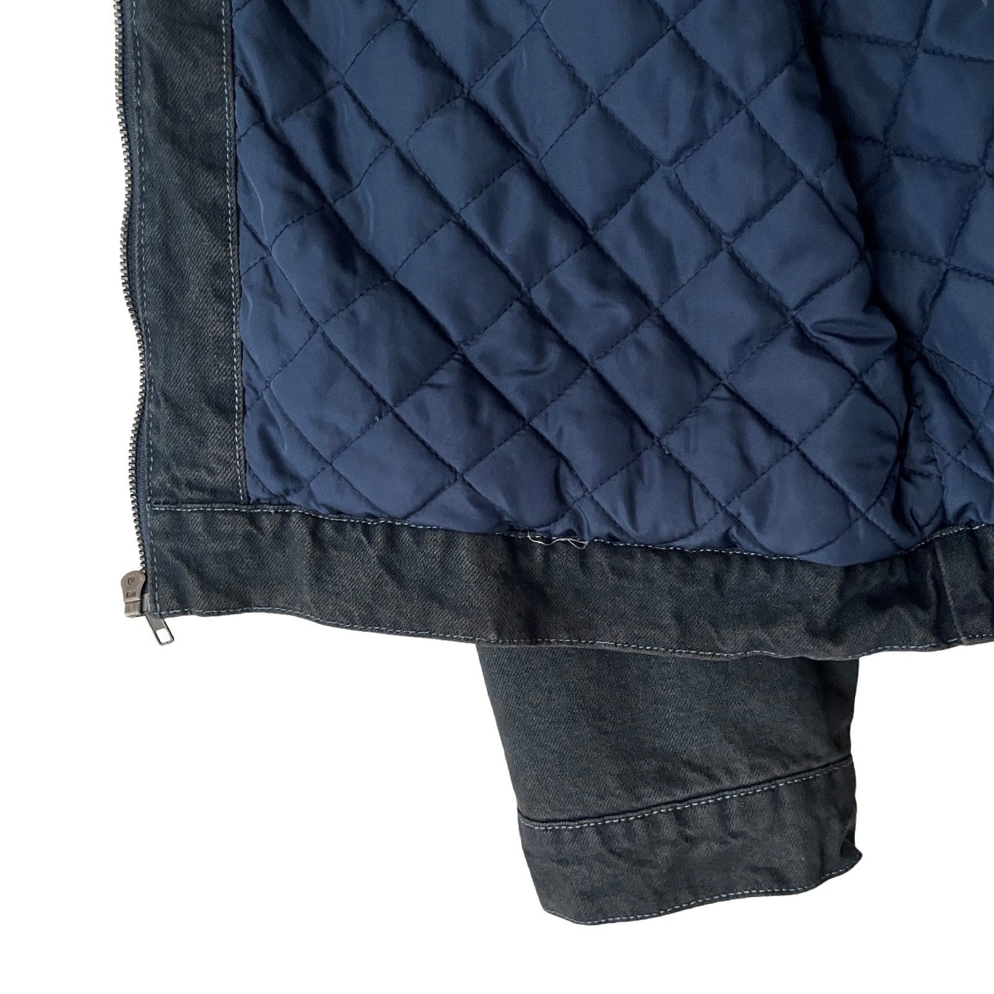 Denim Quilted Workwear Jacket in Atlantic / LARGE