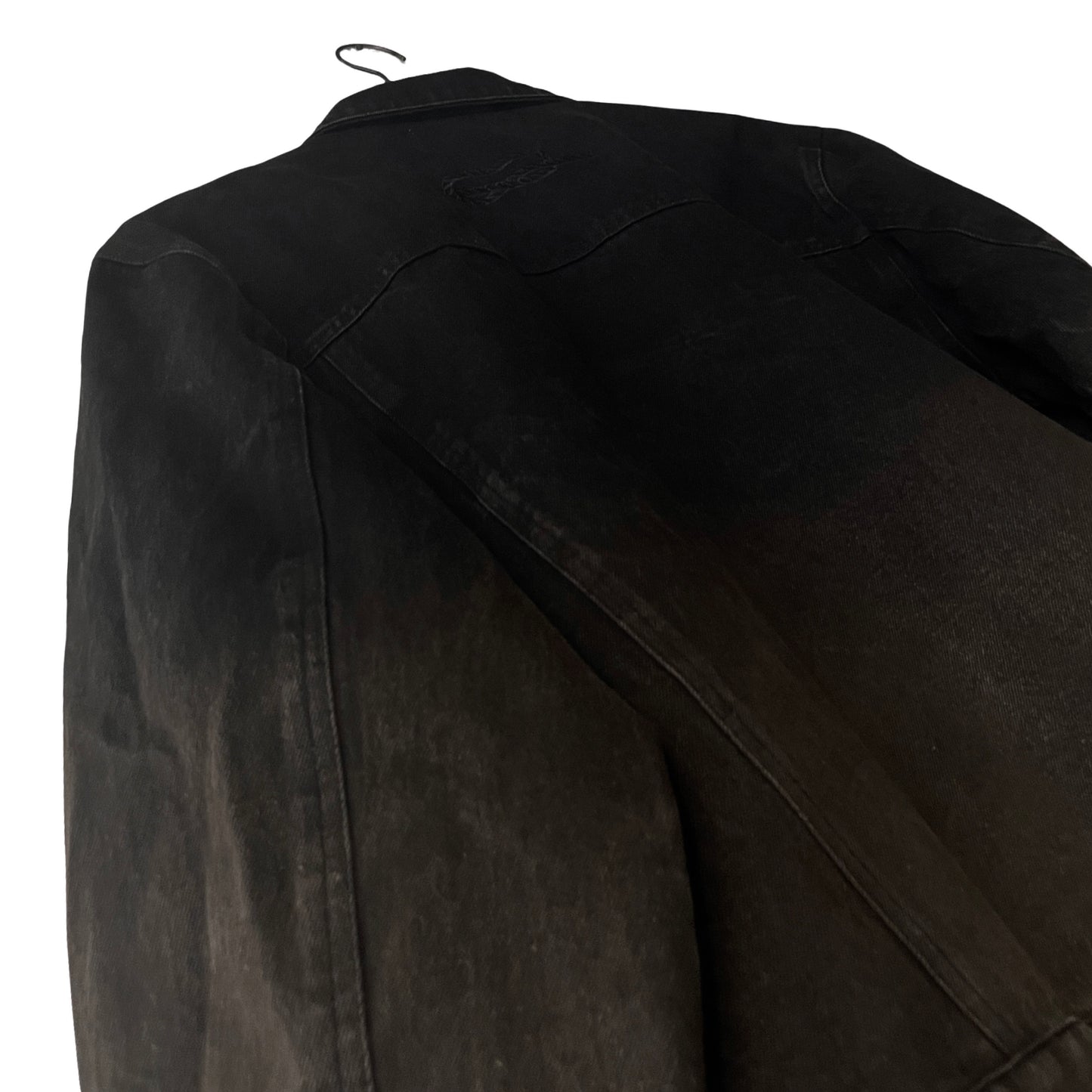 Joshua Mohamed Unity Denim Trucker Jacket in Fume / SMALL