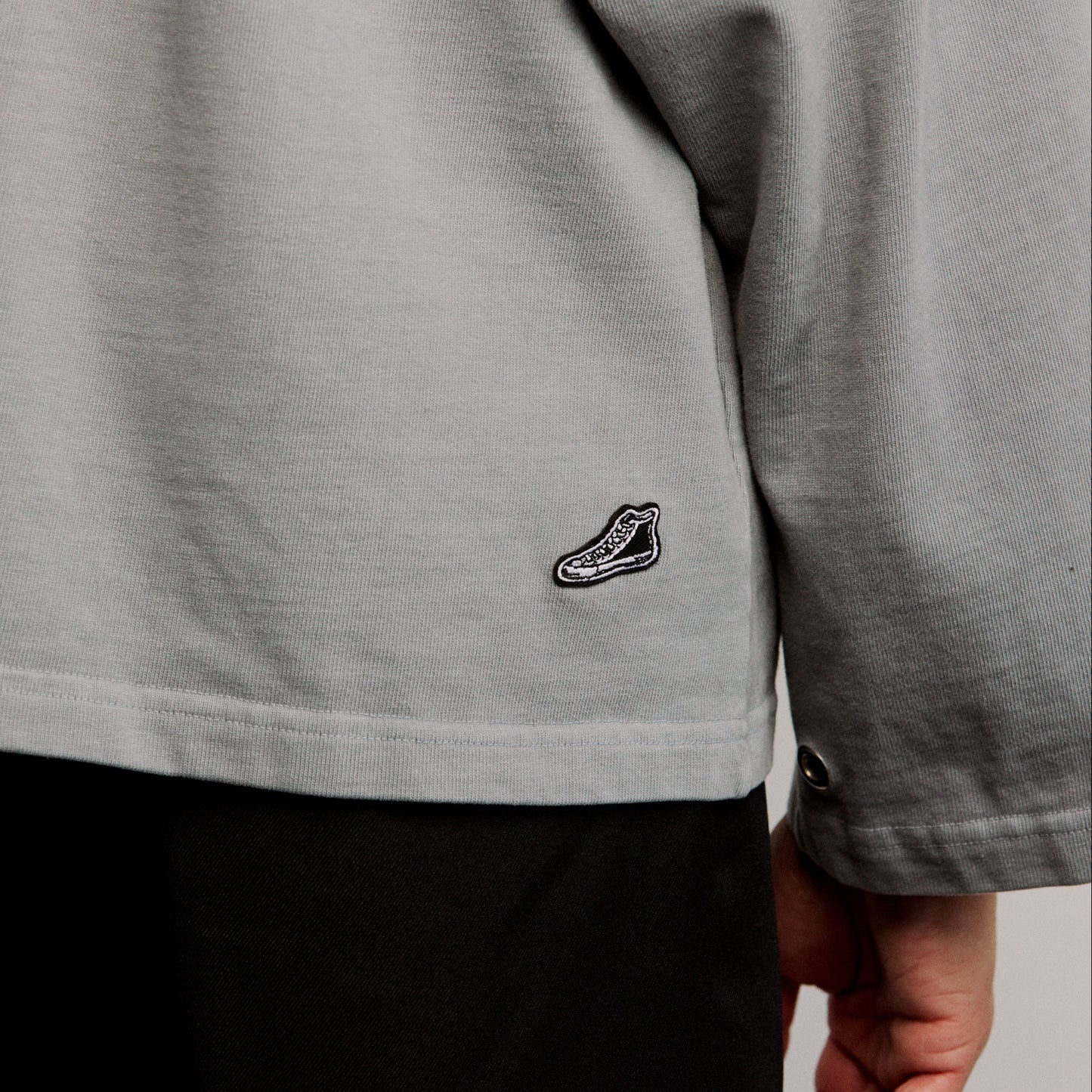 Ambition Oversized Pullover Jersey in Shale / SMALL - XXL