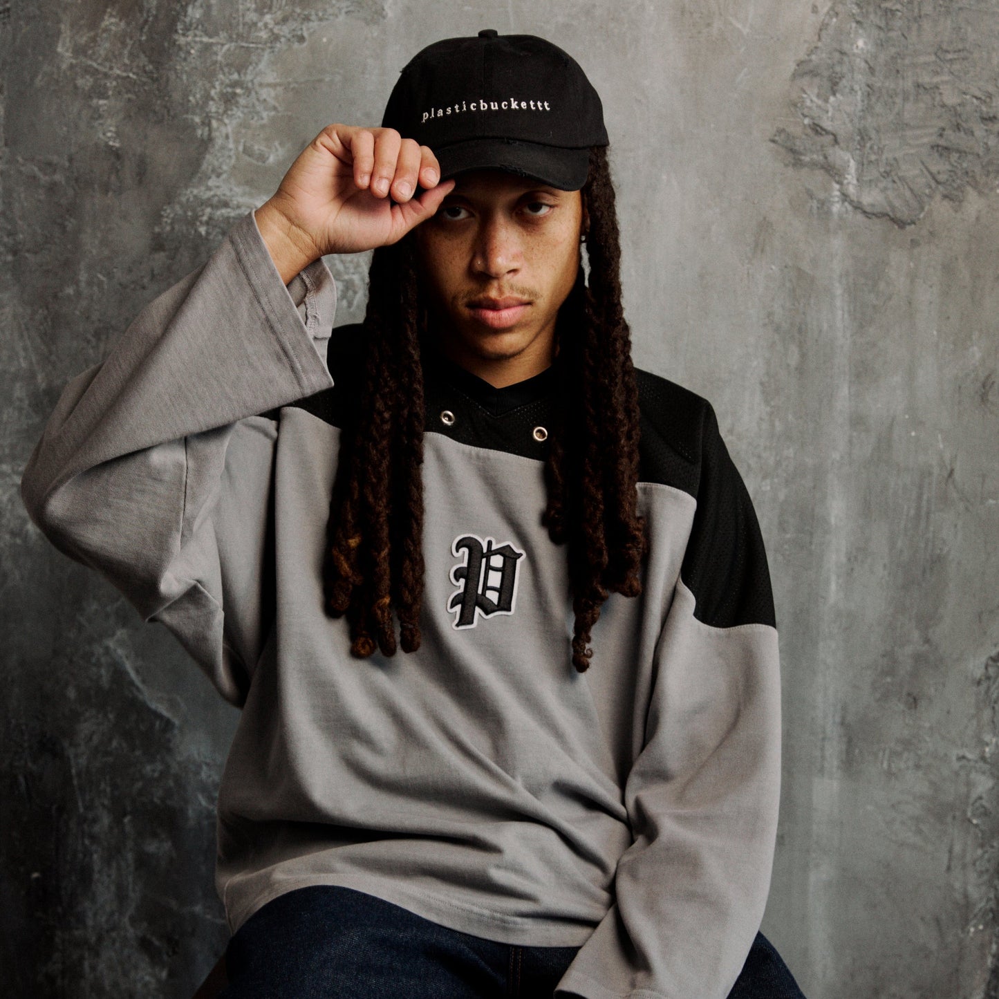 Ambition Oversized Pullover Jersey in Shale / SMALL - XXL