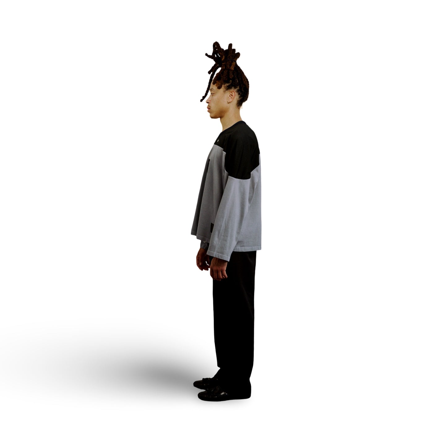 Ambition Oversized Pullover Jersey in Shale / SMALL - XXL