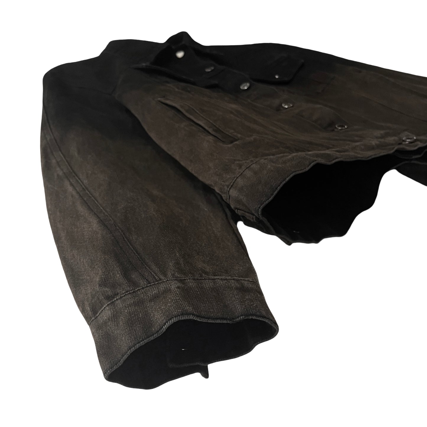 Joshua Mohamed Unity Denim Trucker Jacket in Fume / SMALL