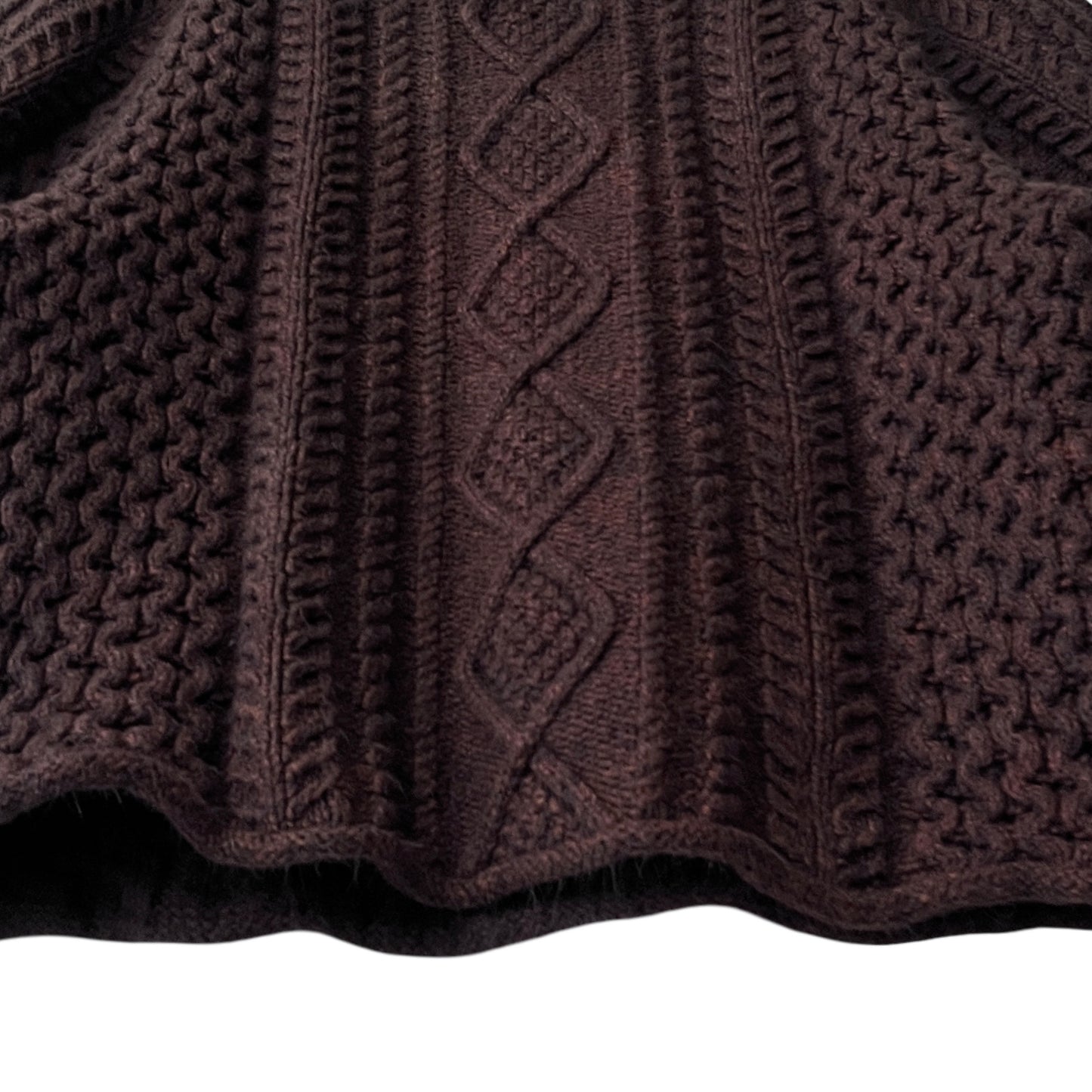 Fear of God ESSENTIALS Cable Knit Cotton Blend Rollneck Sweater in Ivy League / XXL