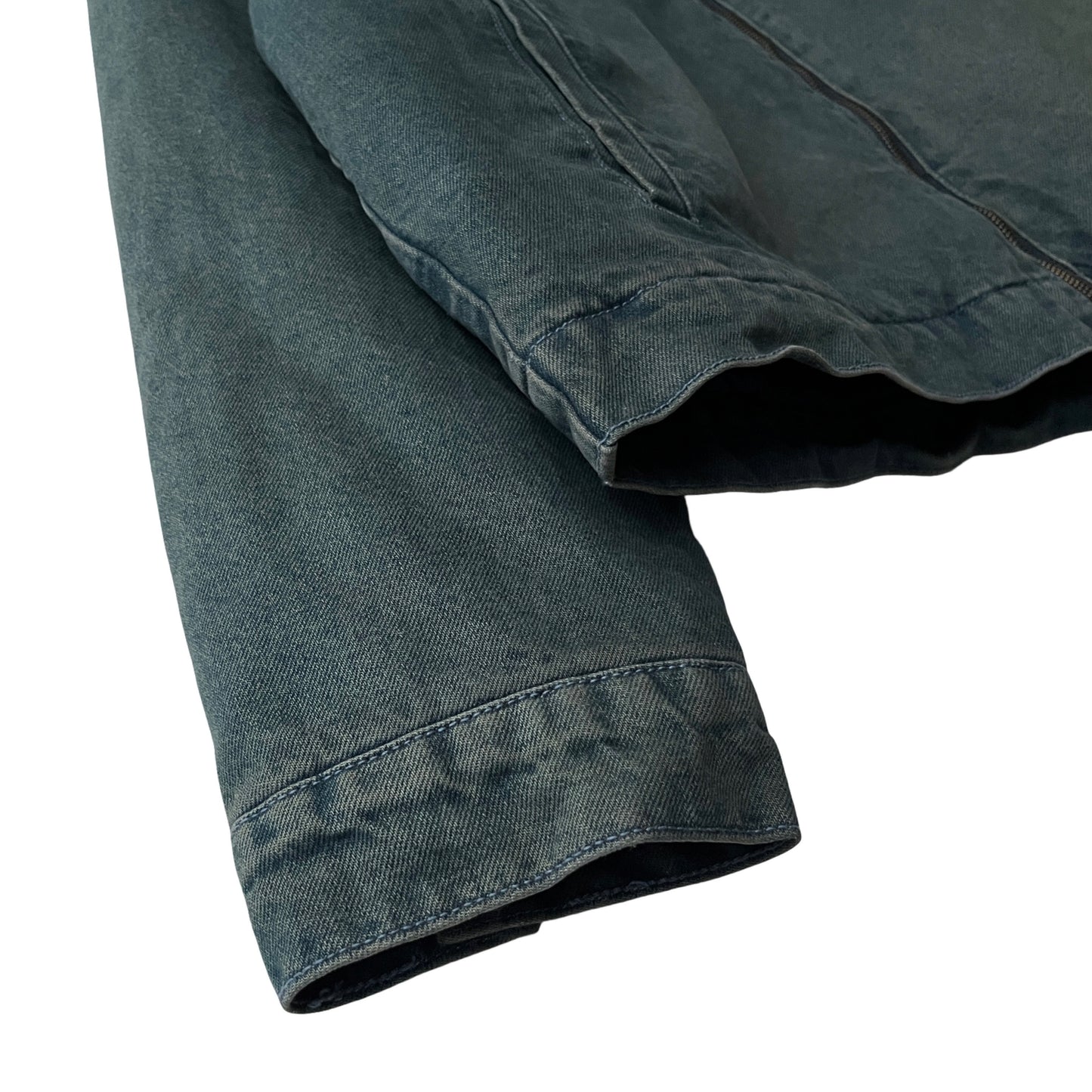 Denim Quilted Workwear Jacket in Peninsula / LARGE