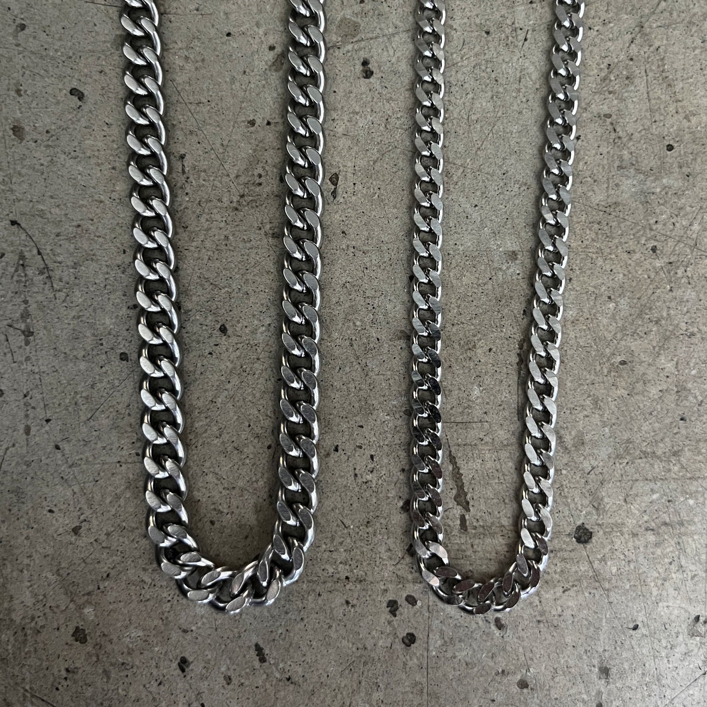 Forge Neck Chain in Stainless Steel / MULTIPLE SIZES