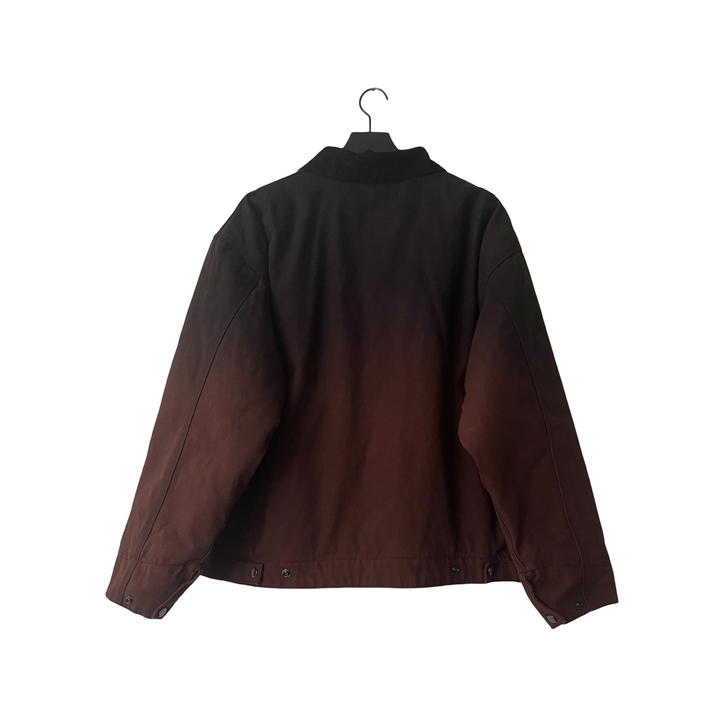 Insulated Canvas Work Jacket w/Corduroy Collar in Singe / LARGE