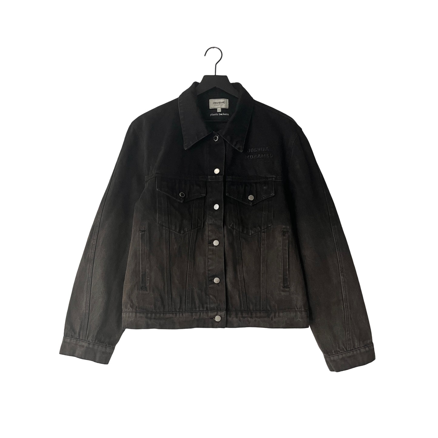 Joshua Mohamed Unity Denim Trucker Jacket in Fume / SMALL