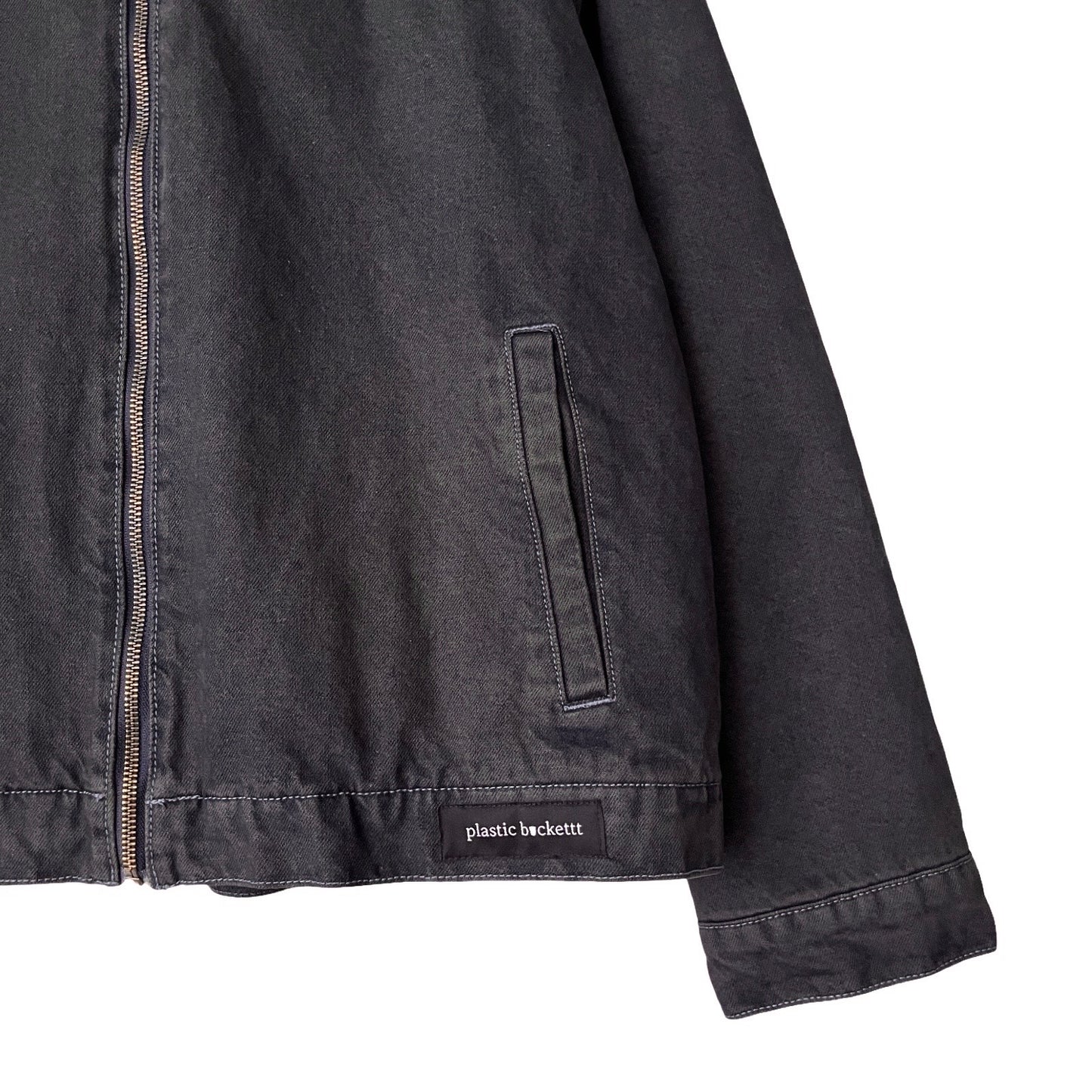 Denim Quilted Workwear Jacket in Atlantic / LARGE