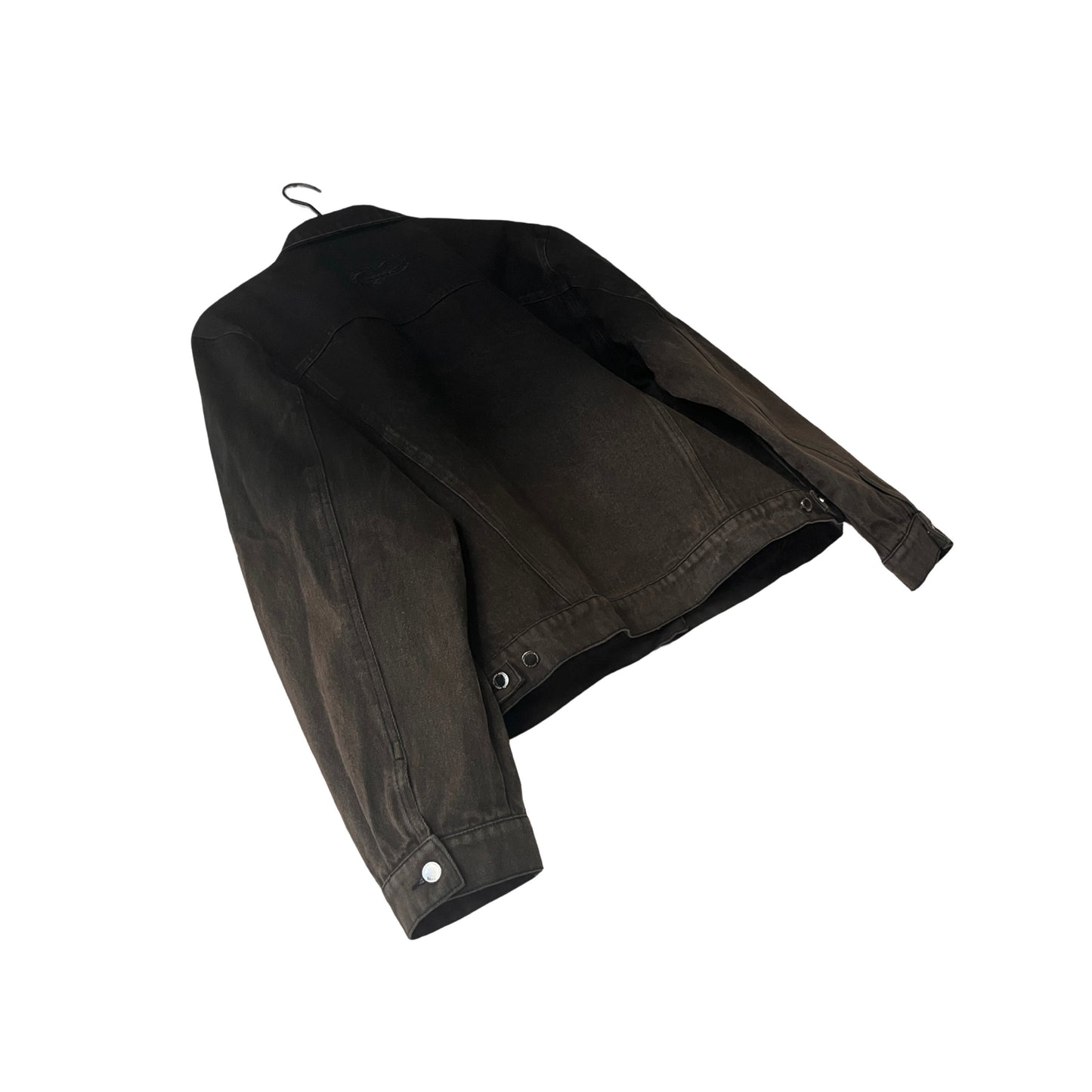 Joshua Mohamed Unity Denim Trucker Jacket in Fume / SMALL