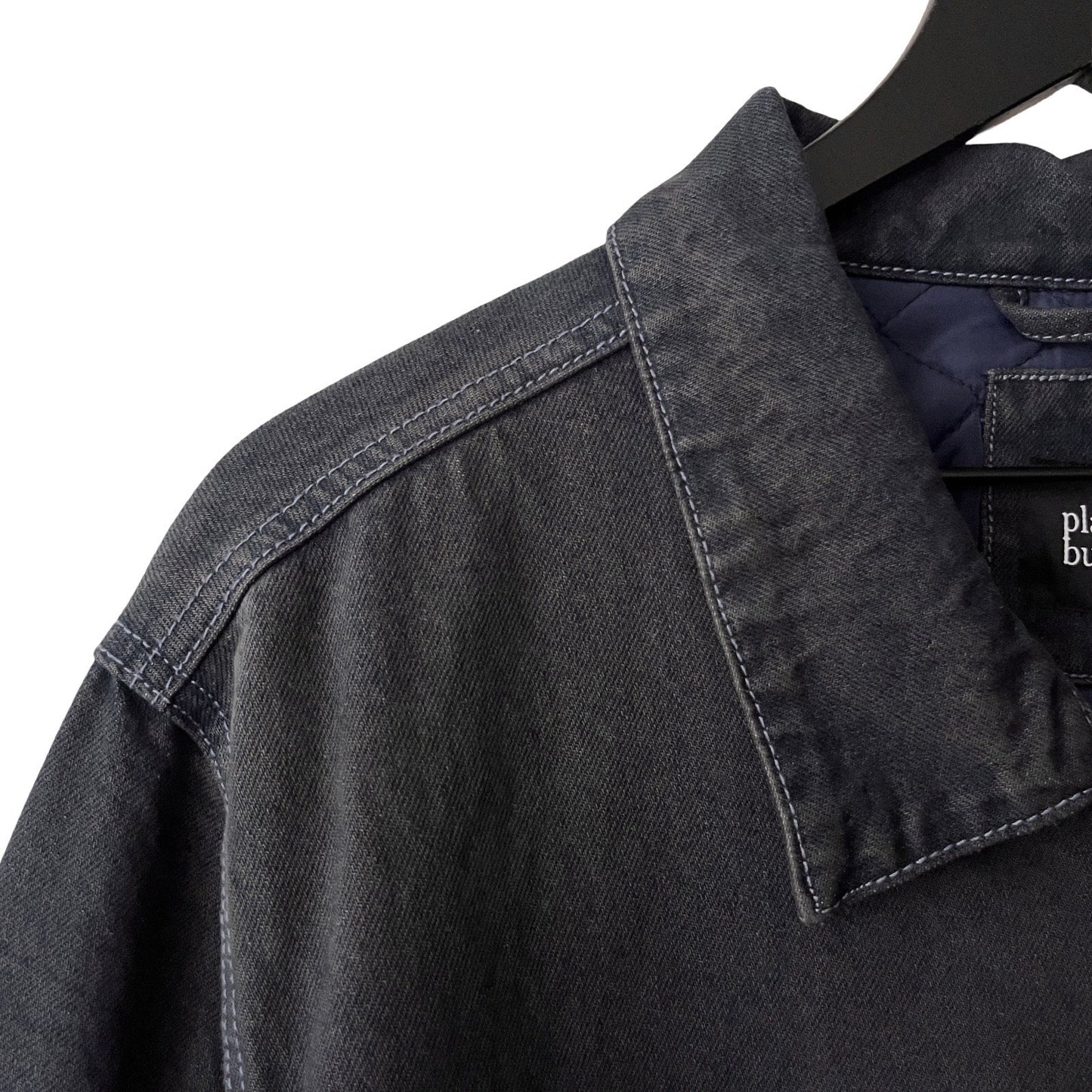 Denim Quilted Workwear Jacket in Atlantic / LARGE