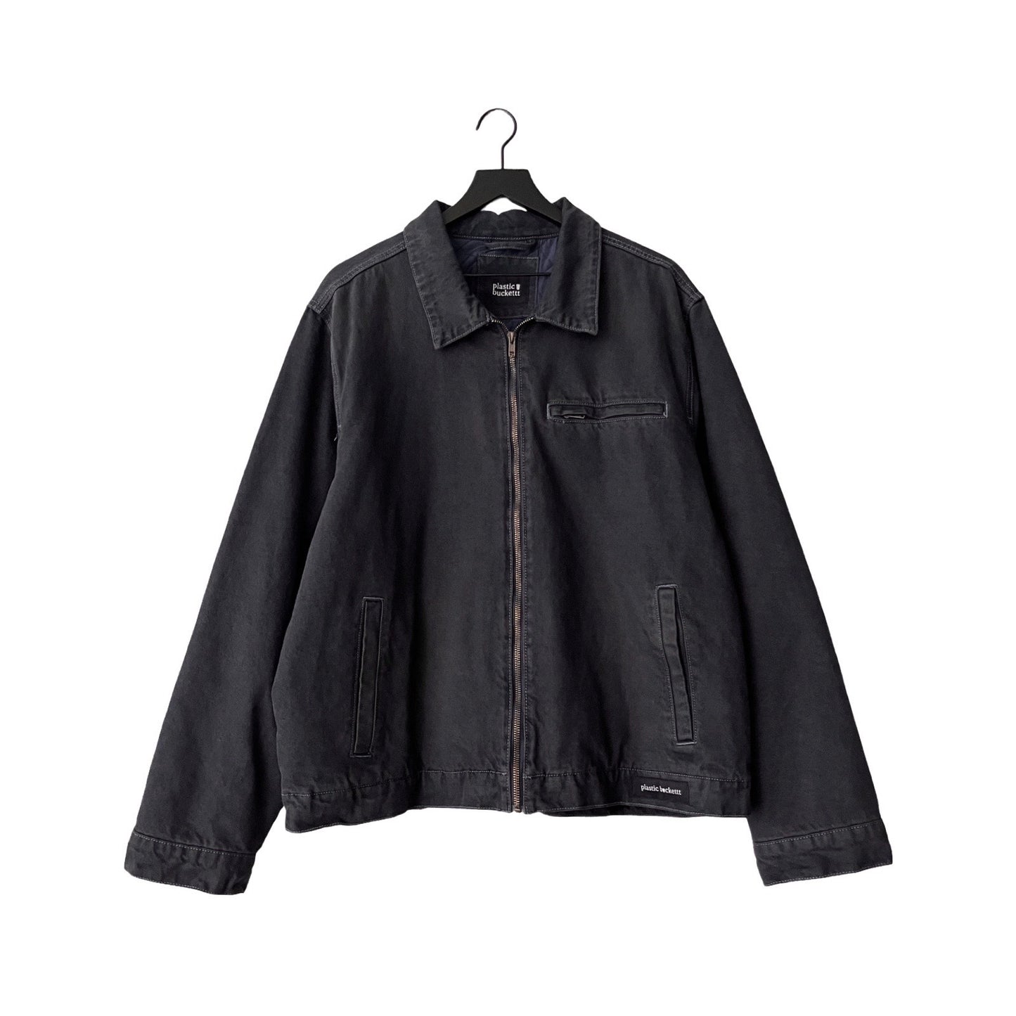Denim Quilted Workwear Jacket in Atlantic / LARGE