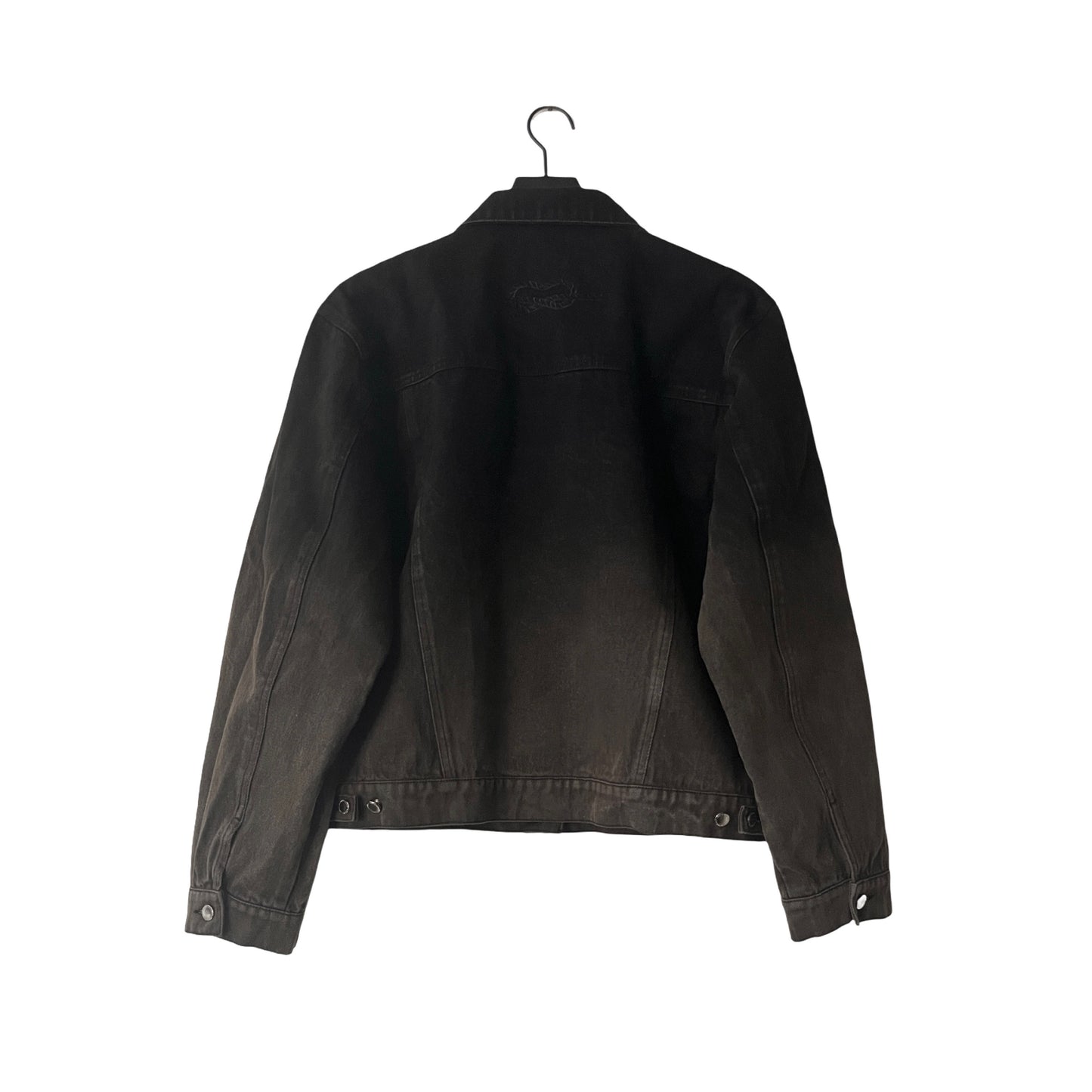 Joshua Mohamed Unity Denim Trucker Jacket in Fume / SMALL