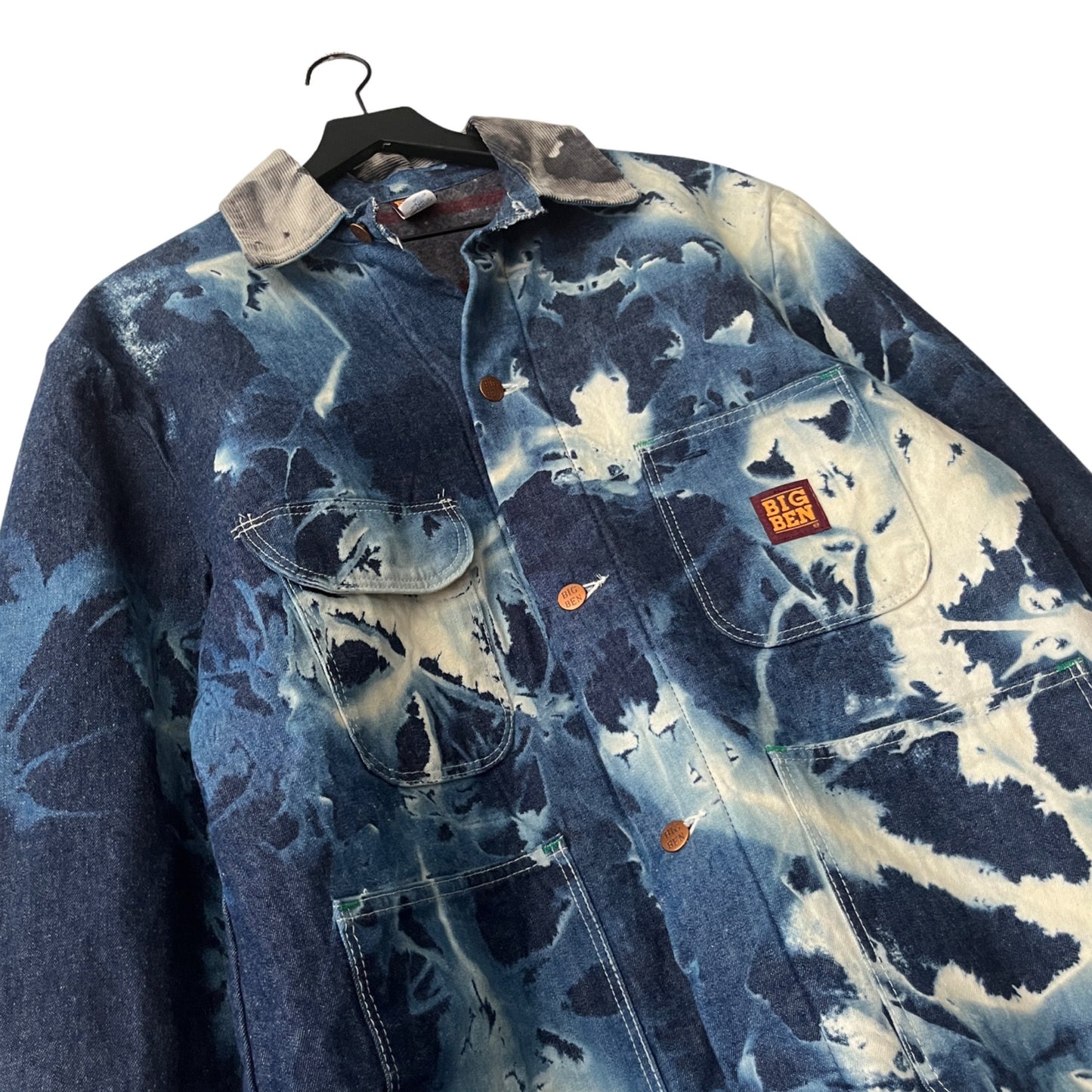 Big Ben Vintage Blanket Lined Denim Work Jacket in Alpinist / MEDIUM