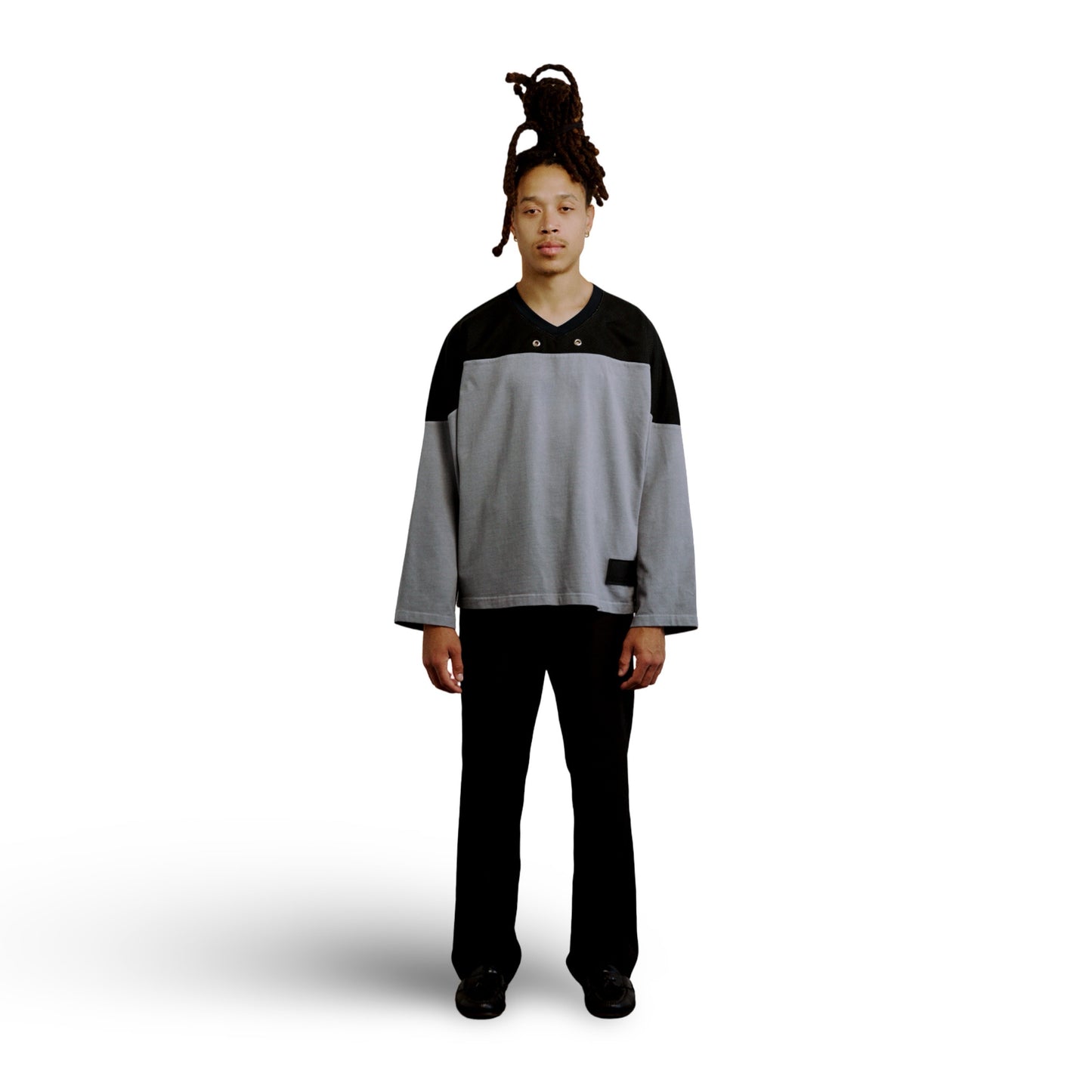 Ambition Pullover Jersey in Shale / SMALL - XL