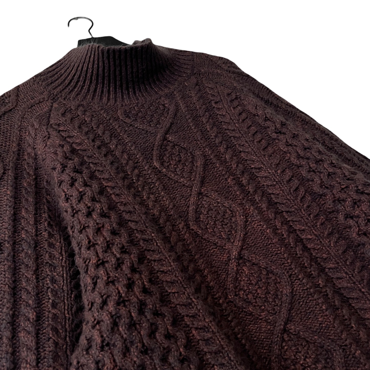 Fear of God ESSENTIALS Cable Knit Cotton Blend Rollneck Sweater in Ivy League / XXL