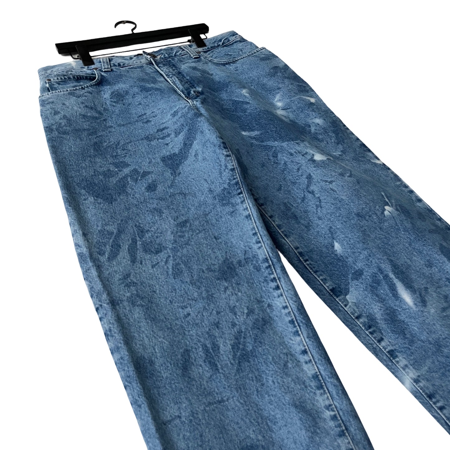 Versace Relaxed Denim Jeans in Whitecap / 36" x 32"