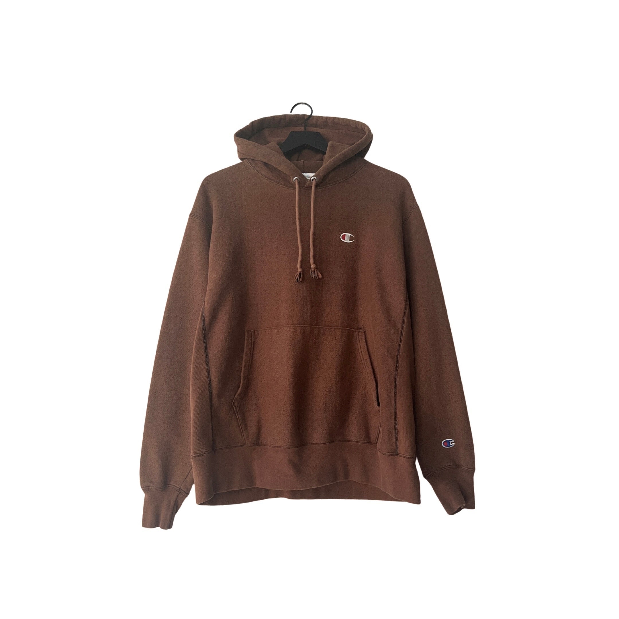 Dark brown sales champion hoodie