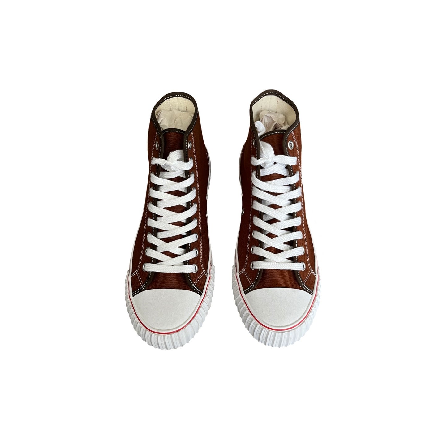 PF Flyers High Top Sneakers in Cedarwood / 10.0 M, 11.5 W