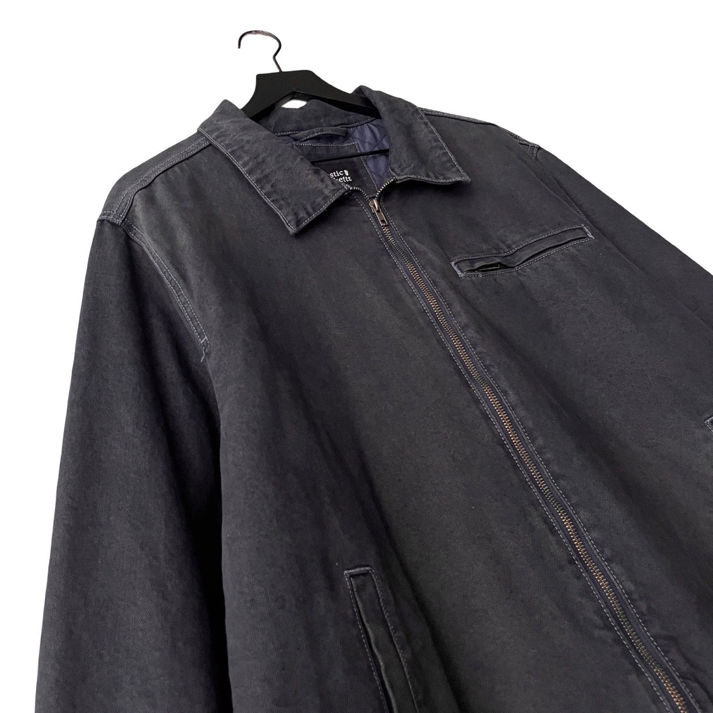 Denim Quilted Workwear Jacket in Atlantic / LARGE