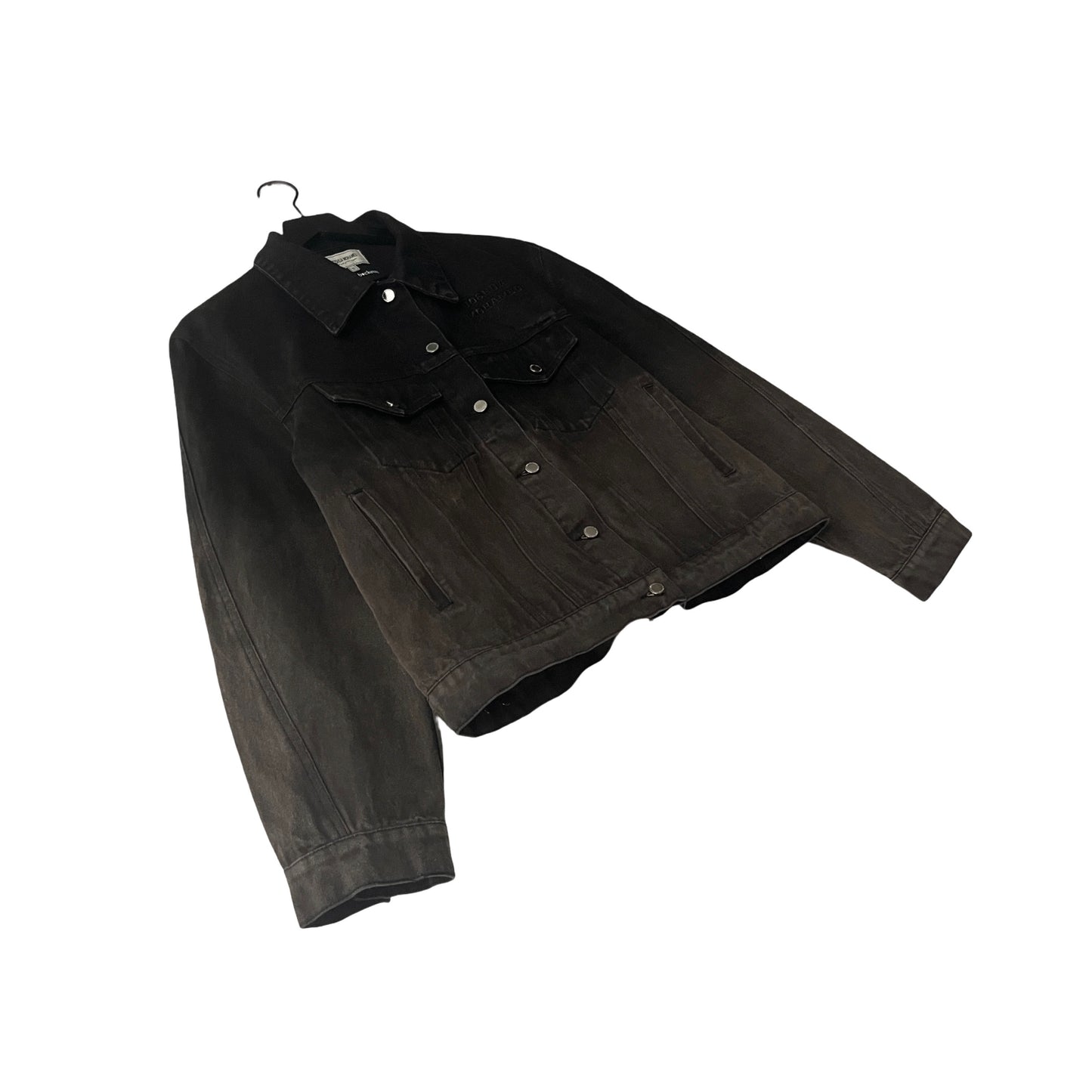 Joshua Mohamed Unity Denim Trucker Jacket in Fume / SMALL