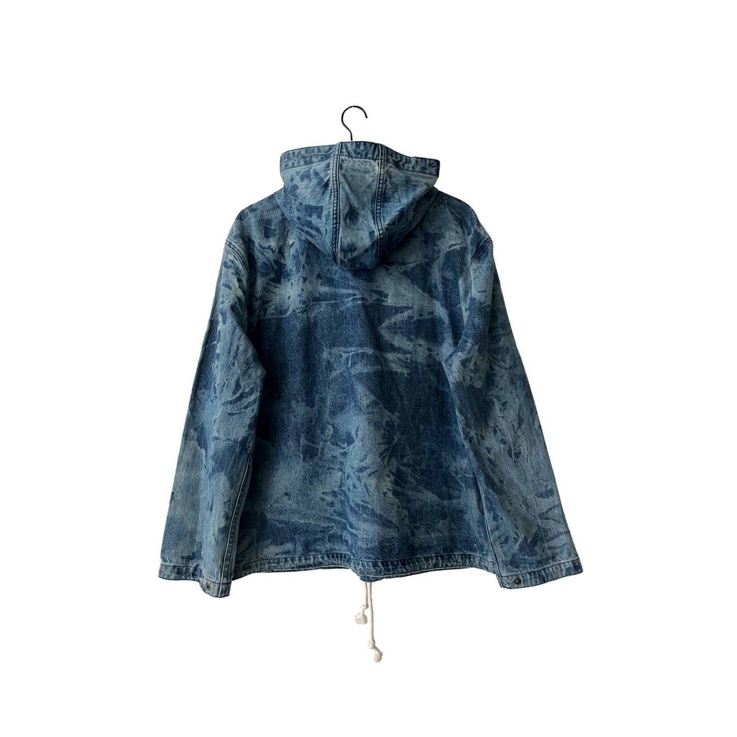 Denim Anorak Pullover in Rapids / MEDIUM (or LARGE)