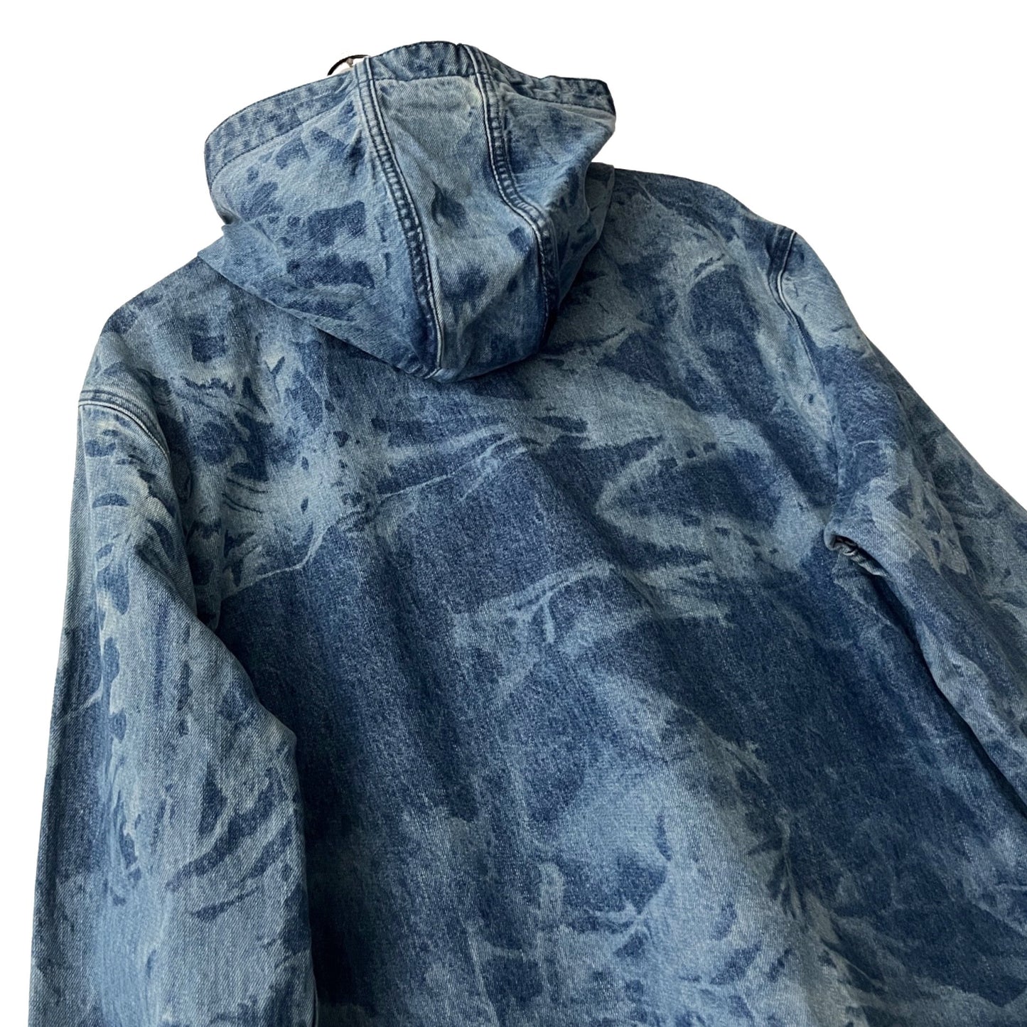 Denim Anorak Pullover in Rapids / MEDIUM (or LARGE)