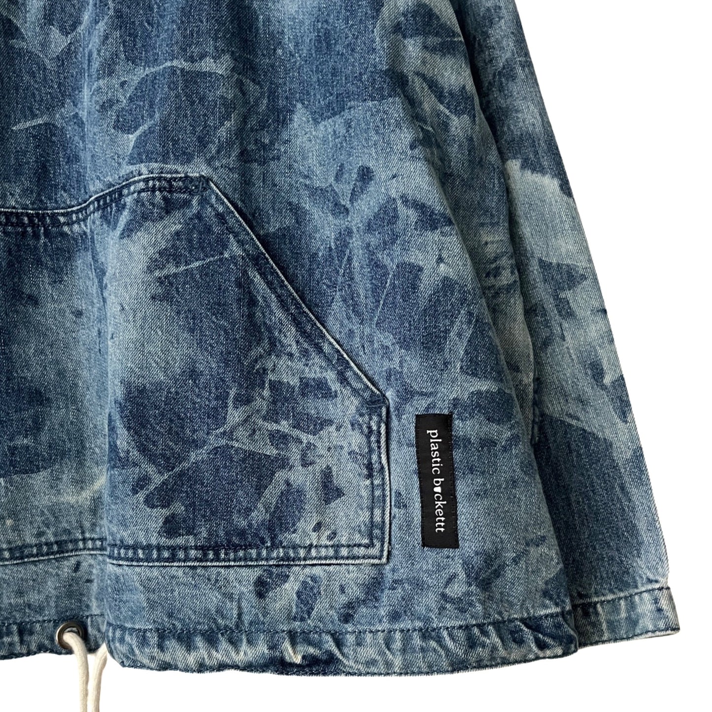 Denim Anorak Pullover in Rapids / MEDIUM (or LARGE)