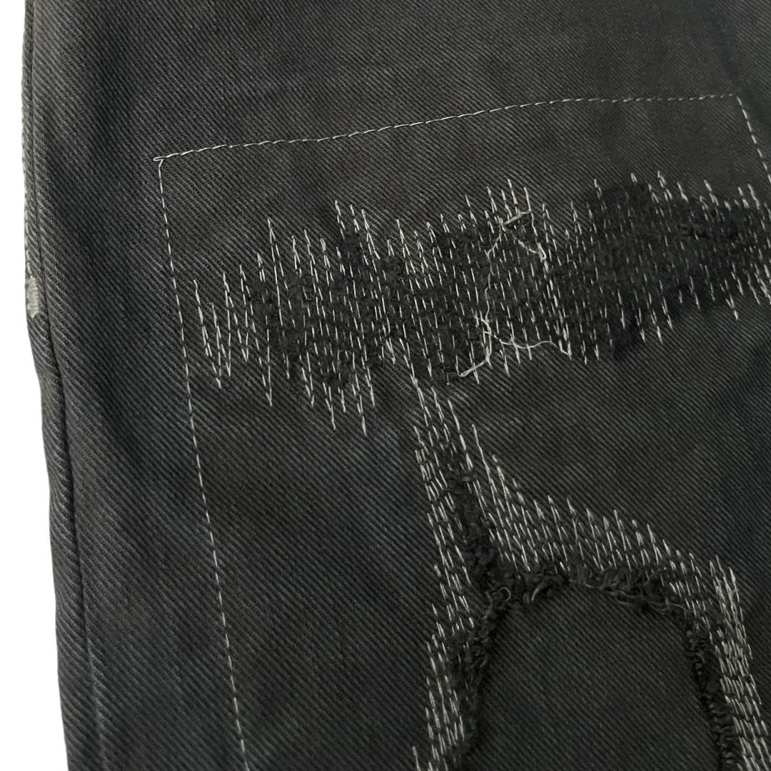 Diesel Reworked Regular Fit Patchwork Jeans in Stitches / 38" x 32"