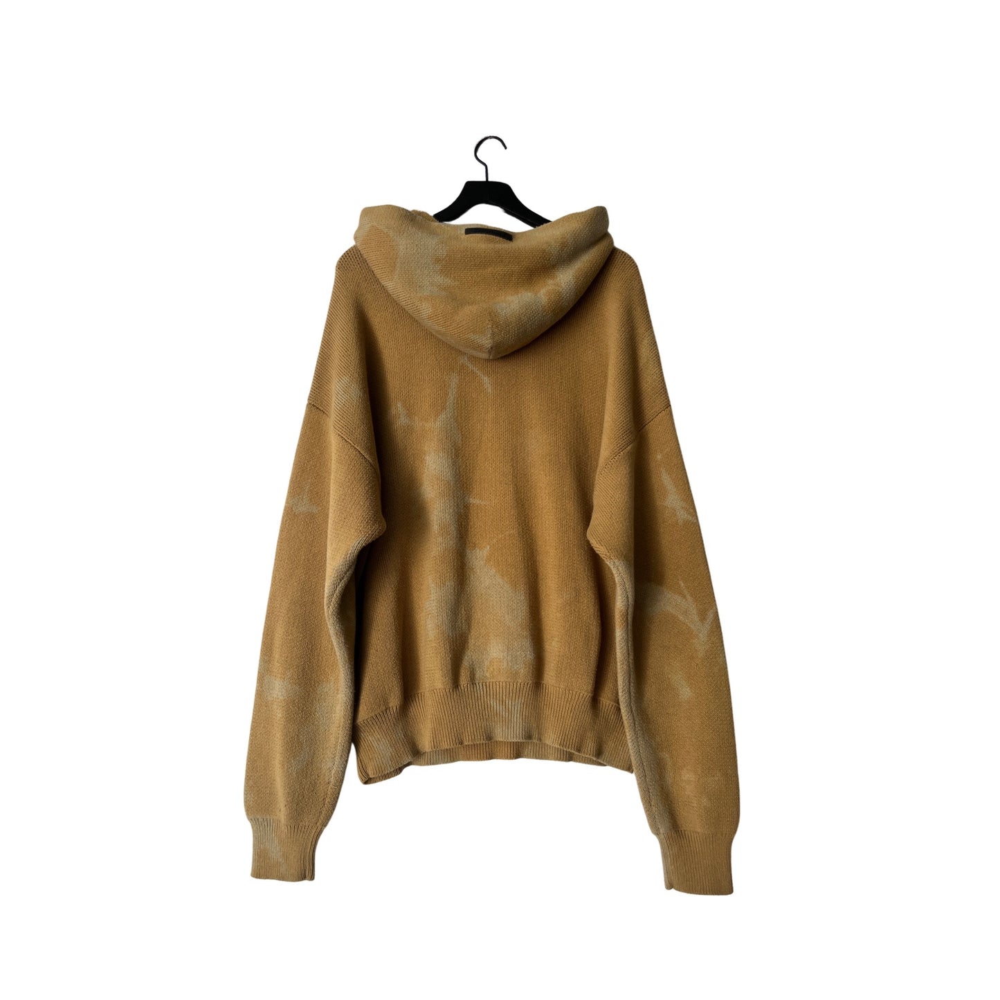 Fear of God ESSENTIALS Heavyweight Knit Hoodie in Tumbleweed / LARGE