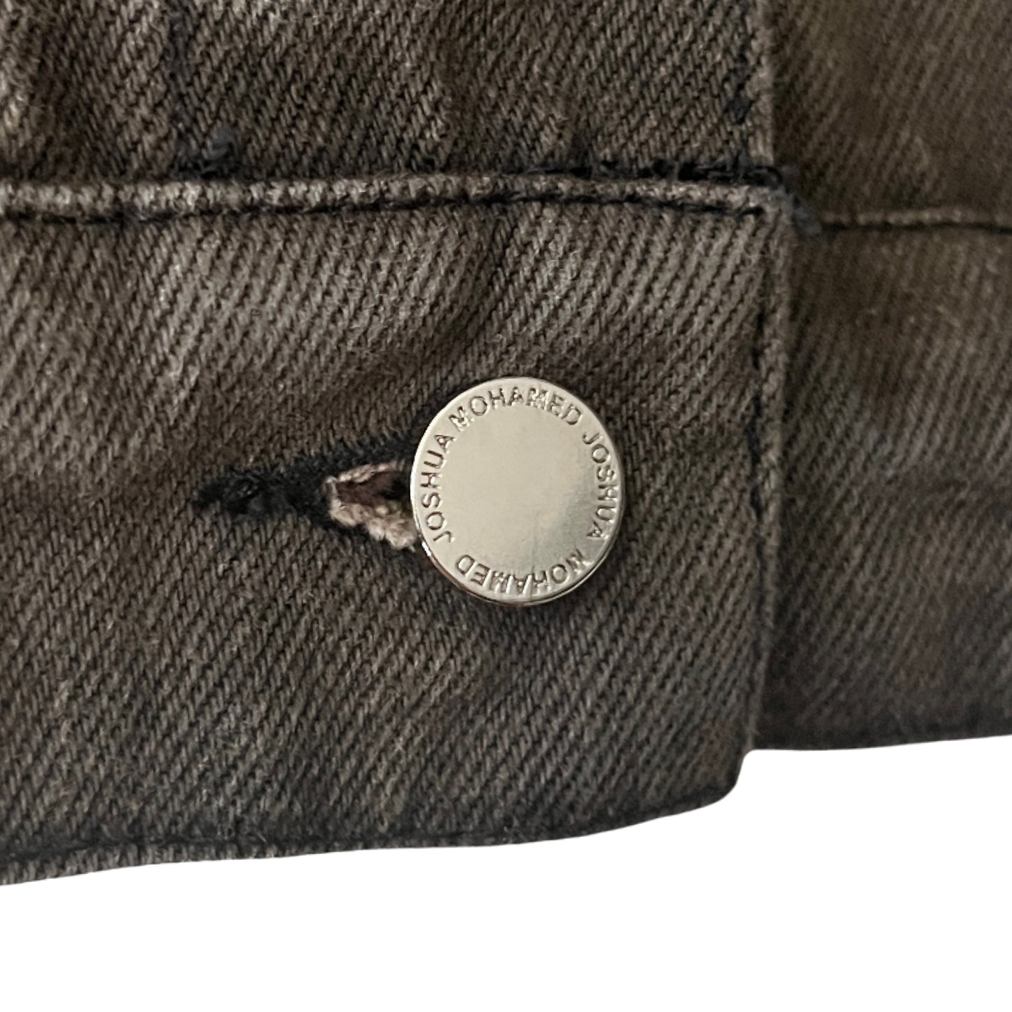 Joshua Mohamed Unity Denim Trucker Jacket in Fume / SMALL