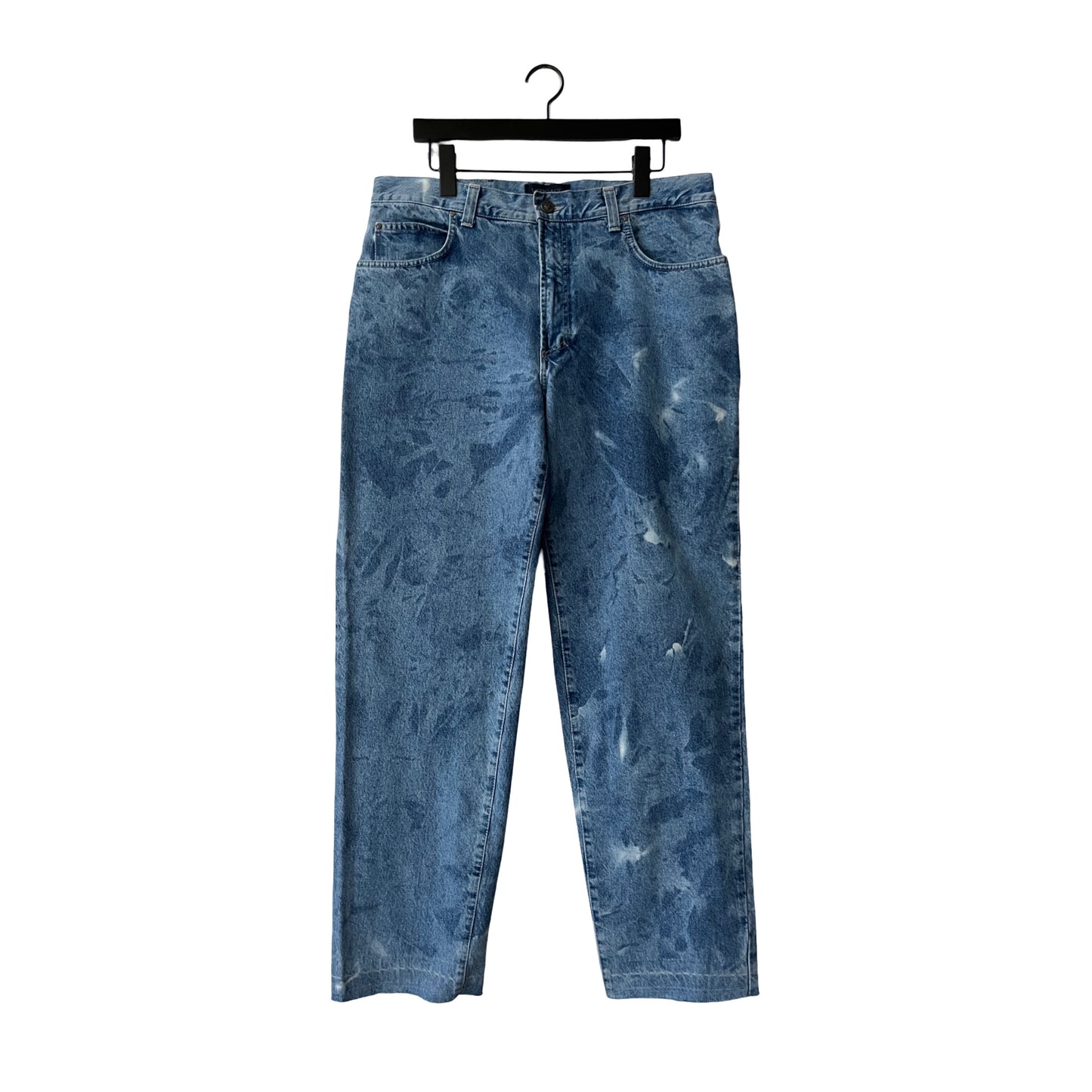 Versace Relaxed Denim Jeans in Whitecap / 36" x 32"
