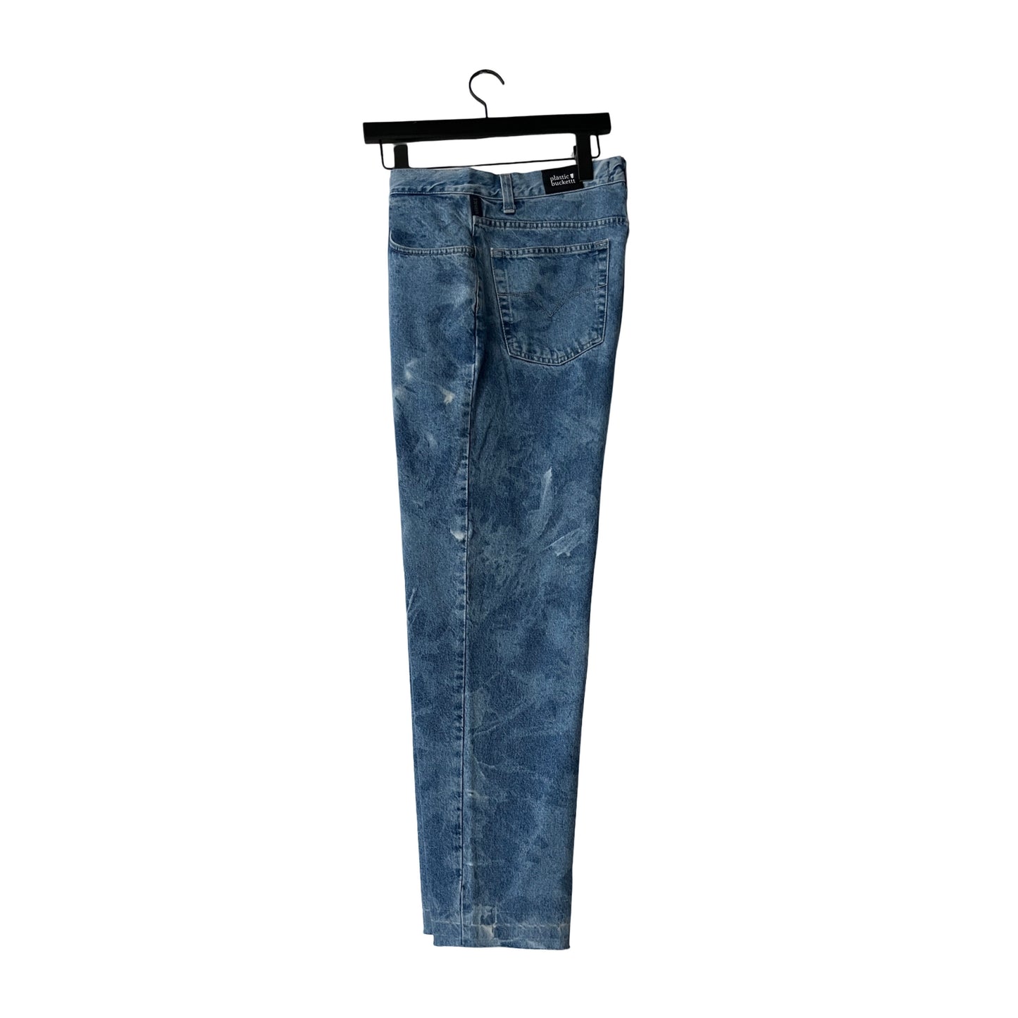 Versace Relaxed Denim Jeans in Whitecap / 36" x 32"