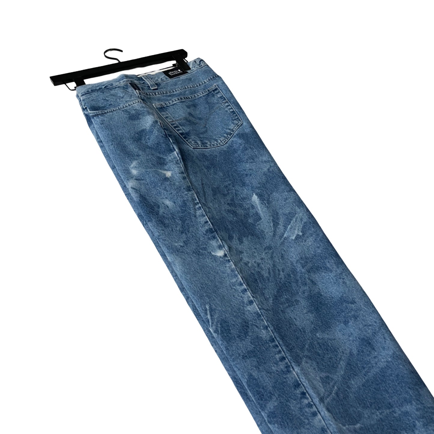 Versace Relaxed Denim Jeans in Whitecap / 36" x 32"