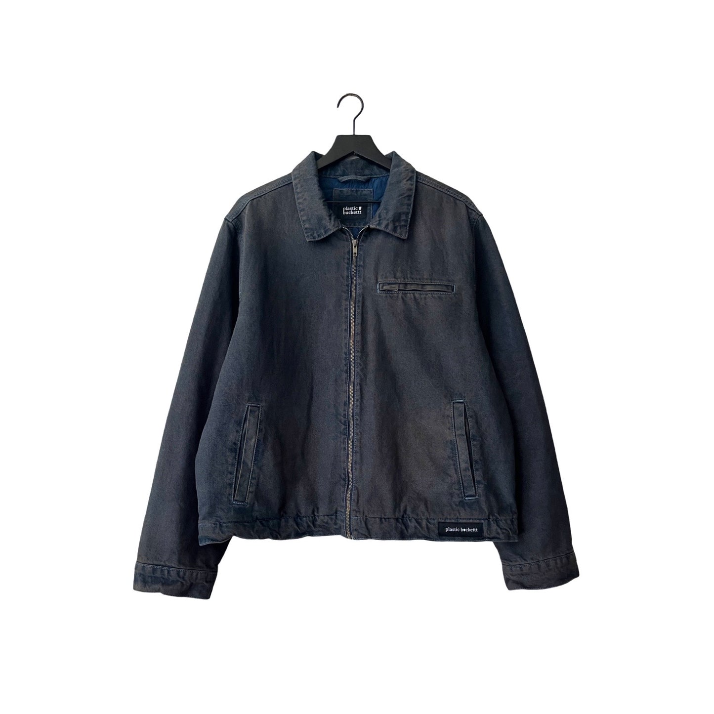 Denim Quilted Workwear Jacket in Tide / MULTIPLE SIZES