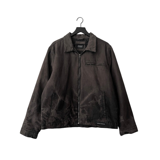 Denim Quilted Workwear Jacket in Igneous / LARGE