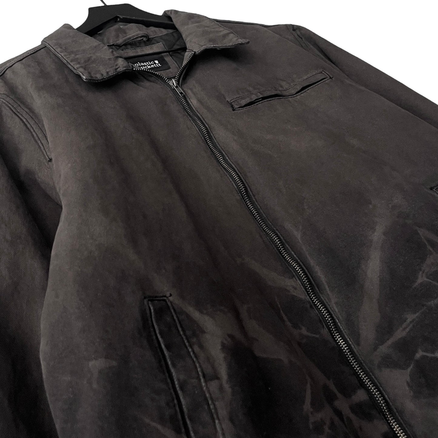 Denim Quilted Workwear Jacket in Igneous / LARGE