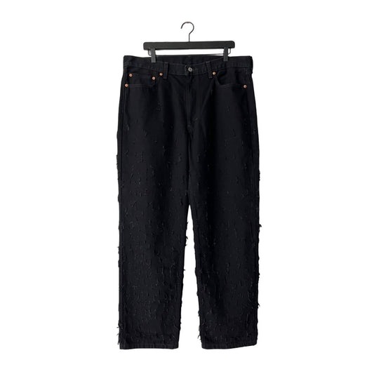 Levi's 550 Relaxed Jeans (distressed) in Carbon / 38" x 32"