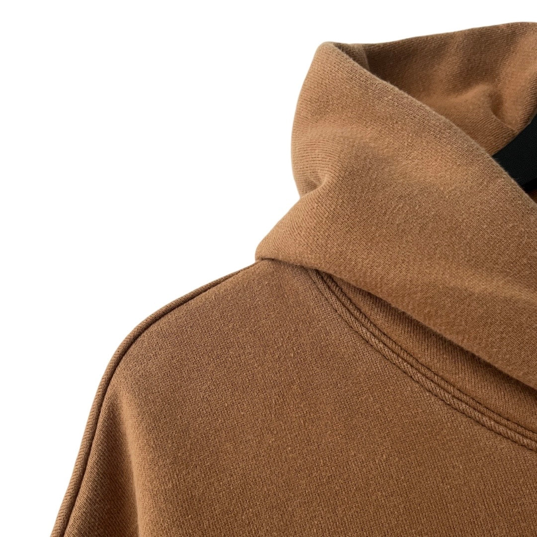 Fear of God ESSENTIALS Trimmed Cotton Blend Hoodie in Shore / SMALL